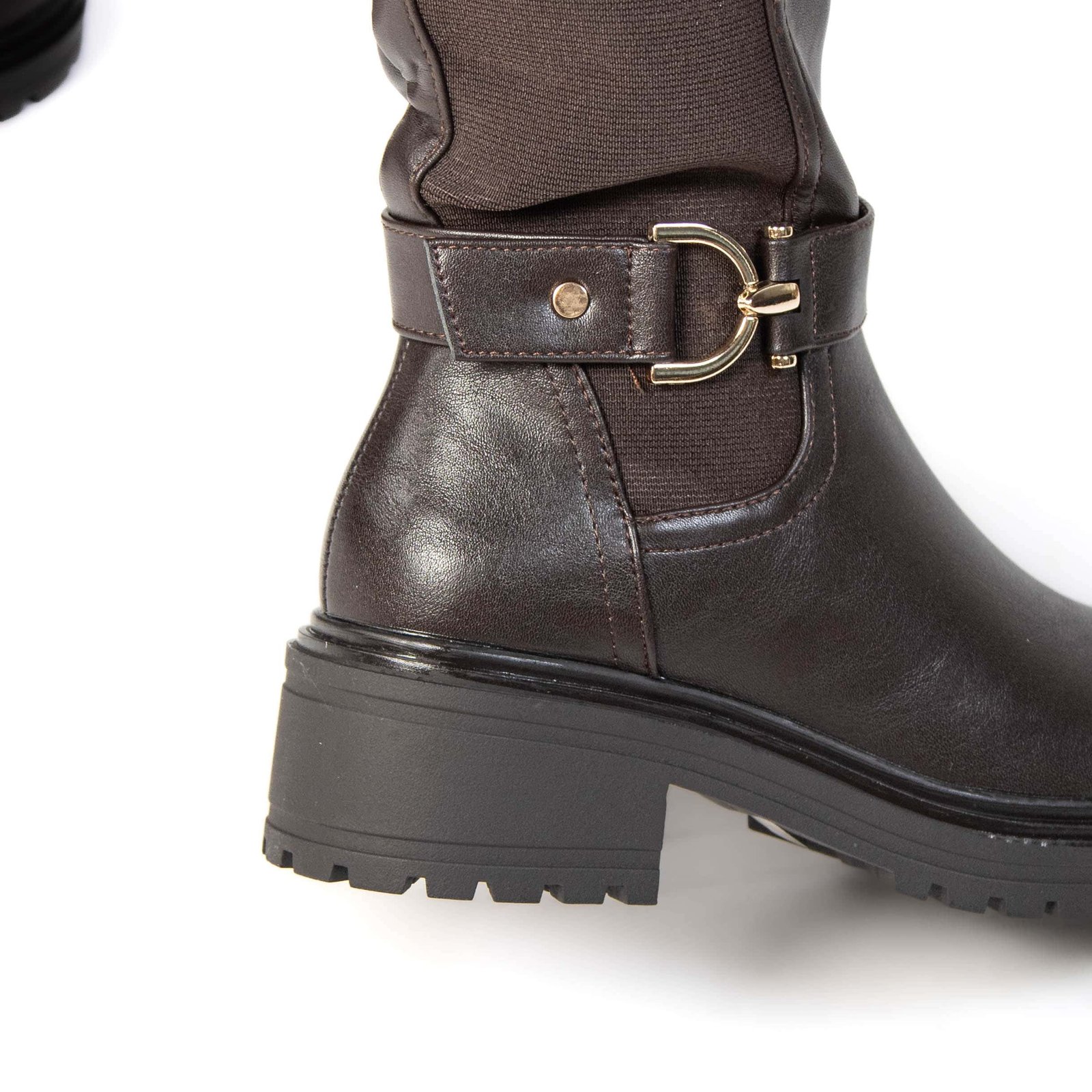 SELESTER – Bottes Femmes en Marron.