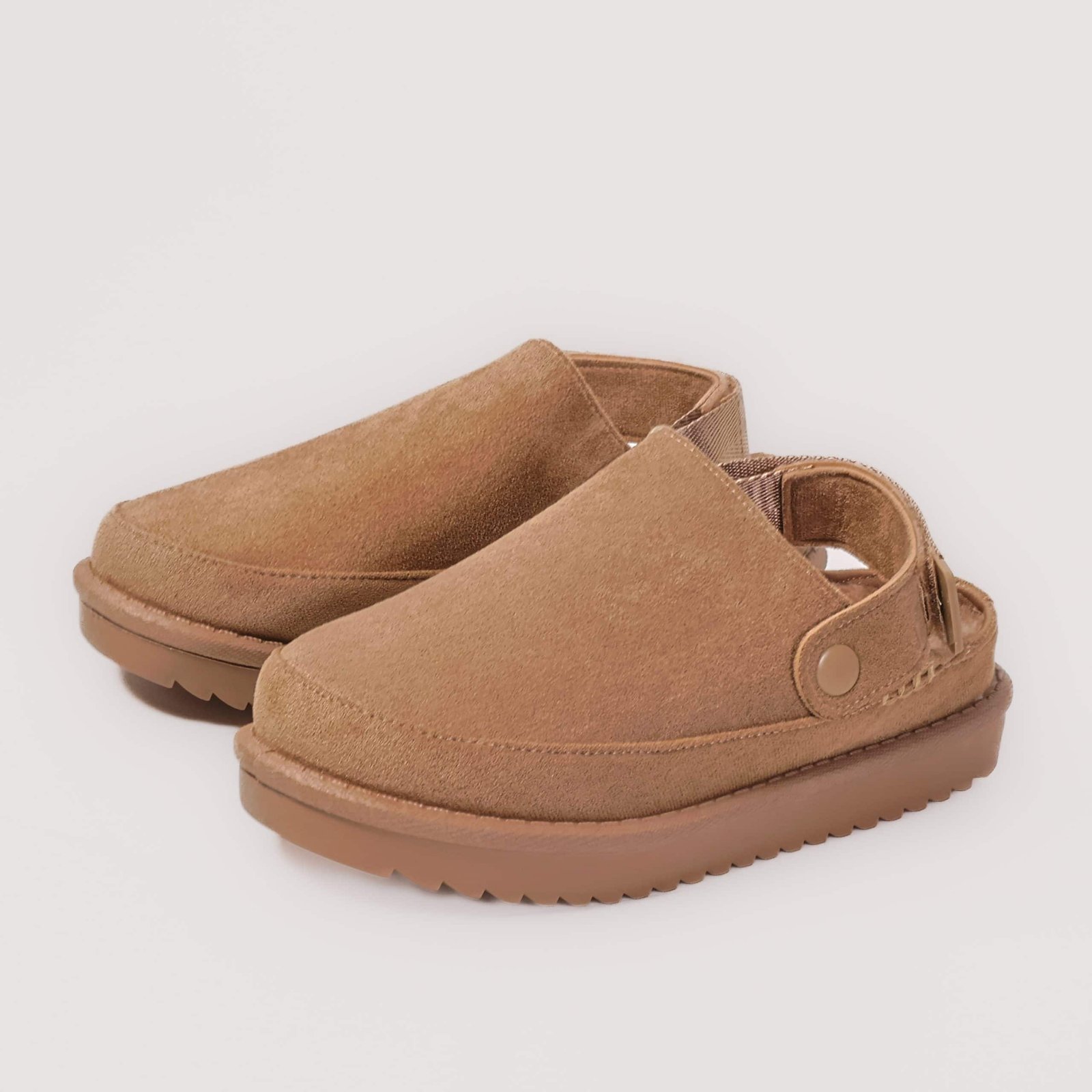 Sofie – Chaussons Femmes en Kaki.