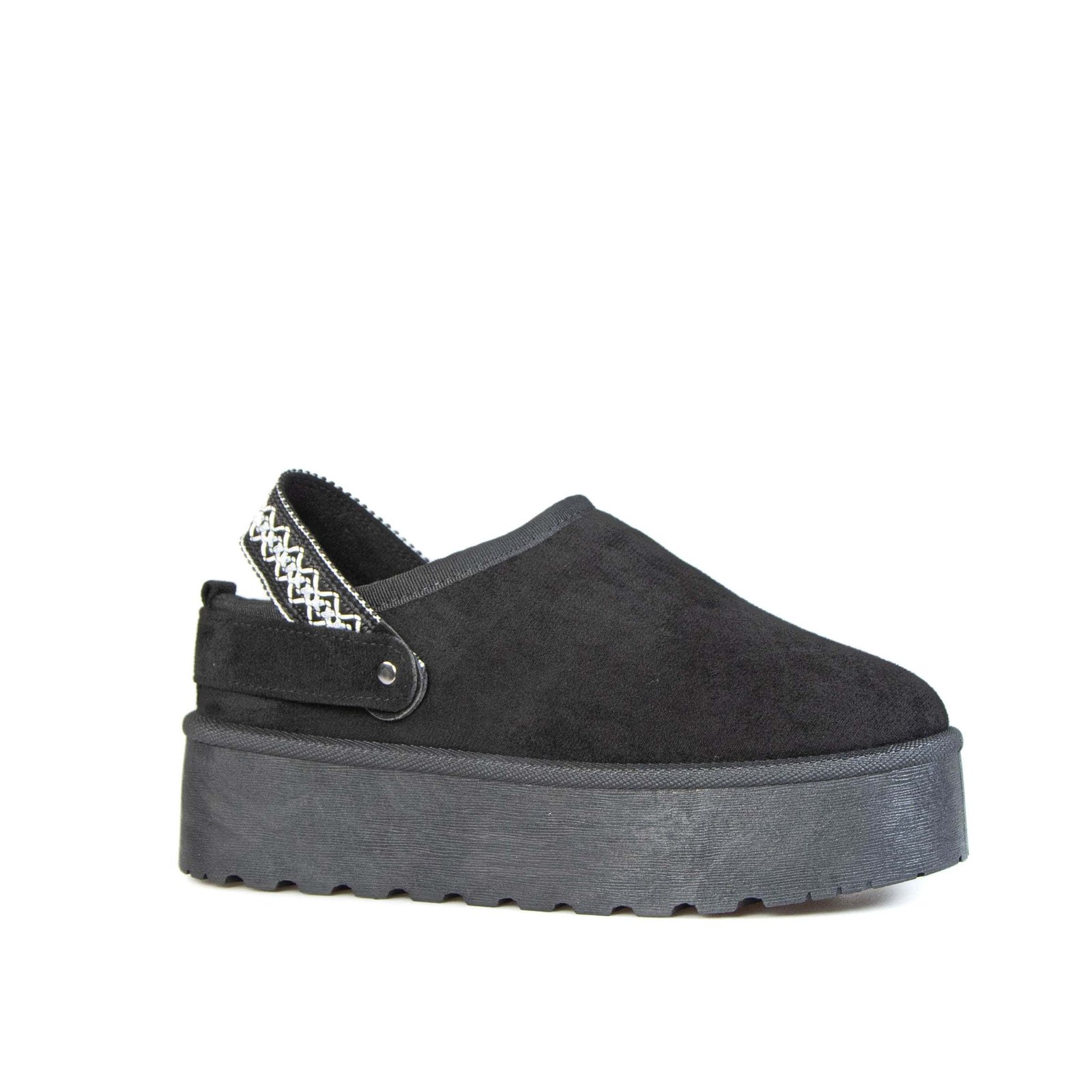 Shaggy – Chaussons à plateforme en Noir.