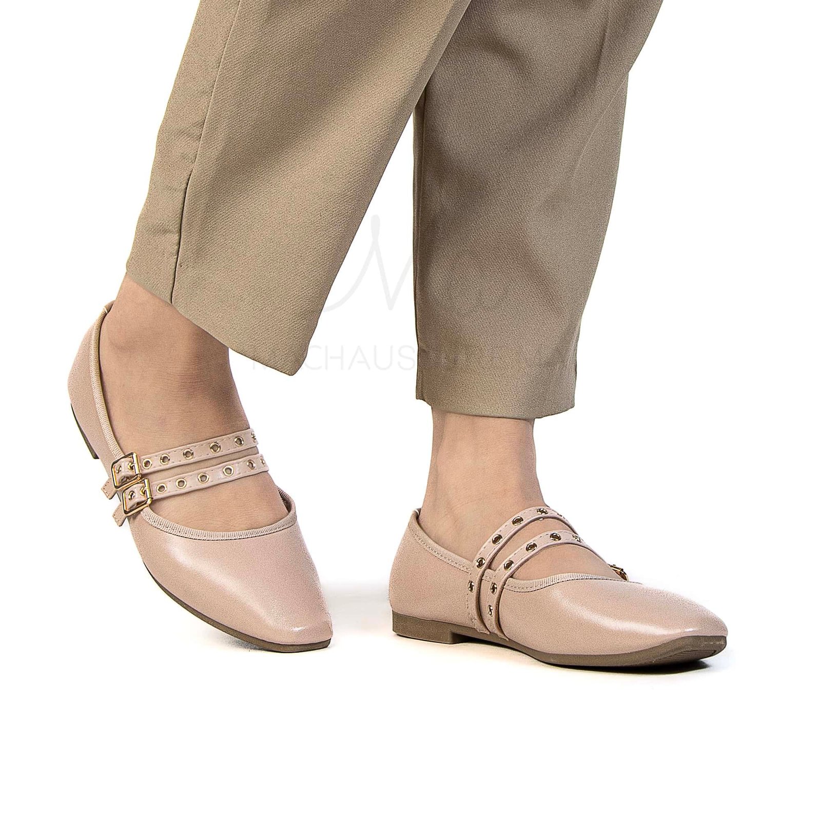 Farha – Ballerines Femmes en Taupe.