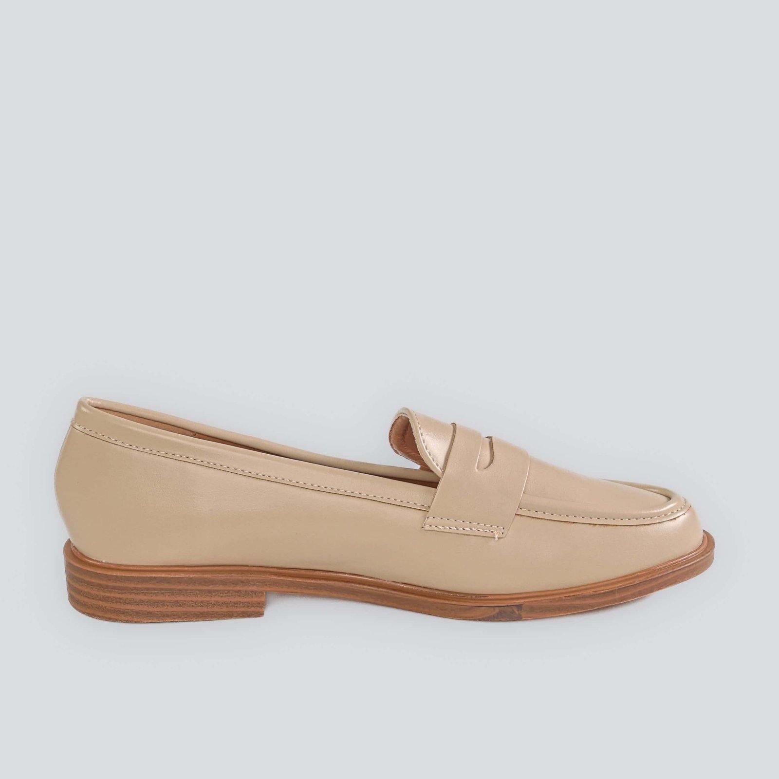 Roma – Mocassins Femmes en Kaki.