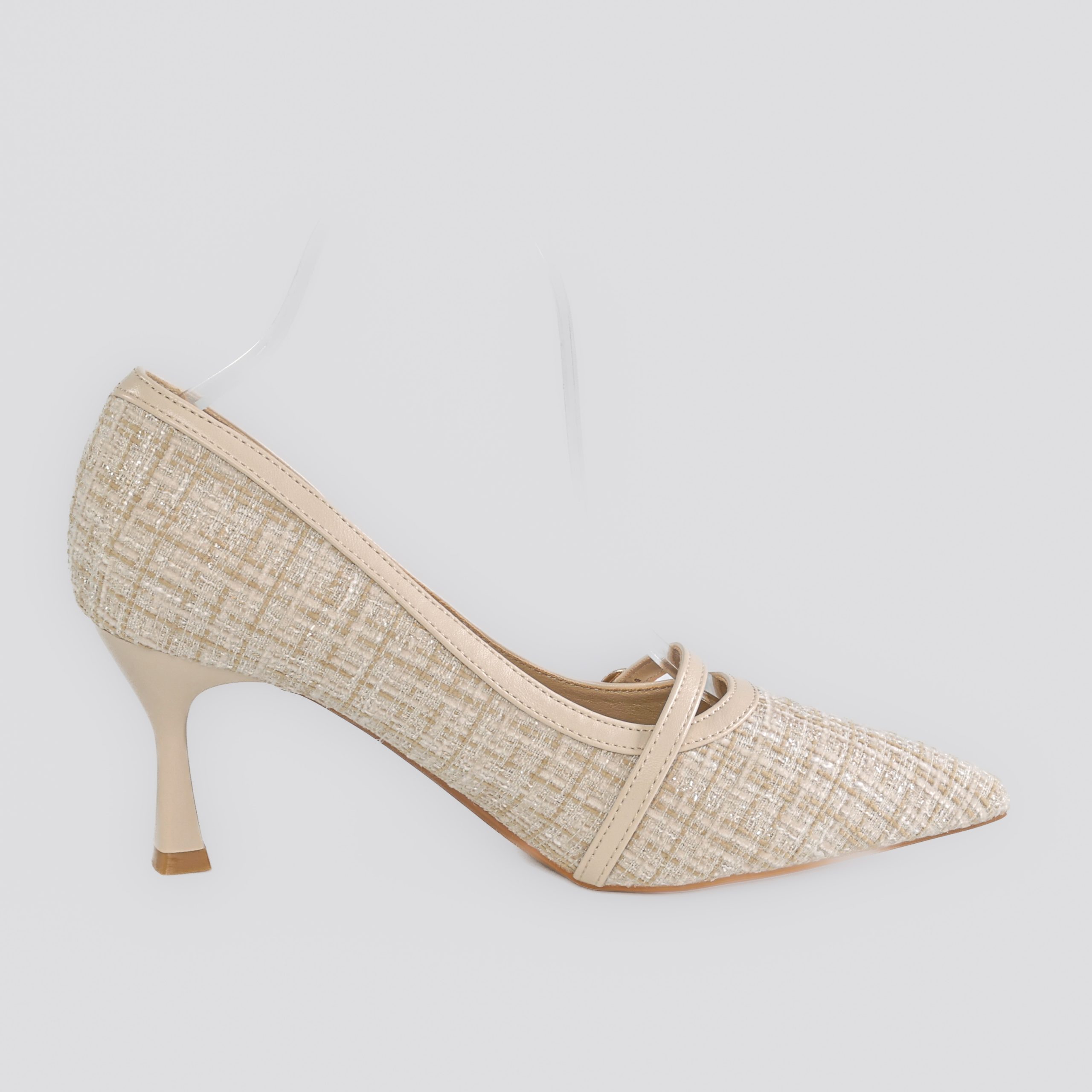 Célia – Escarpins Femmes en Beige.