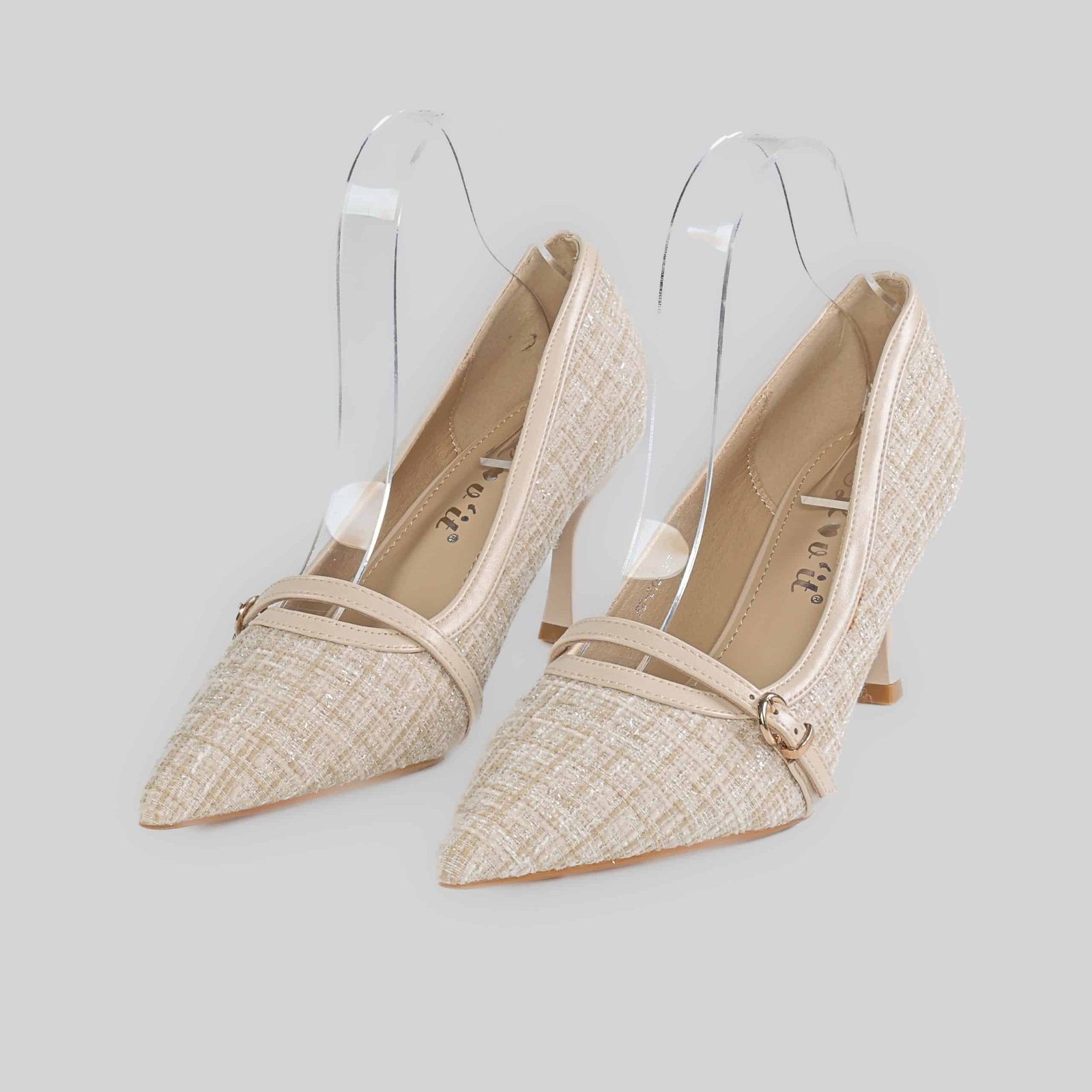 Célia – Escarpins Femmes en Beige.