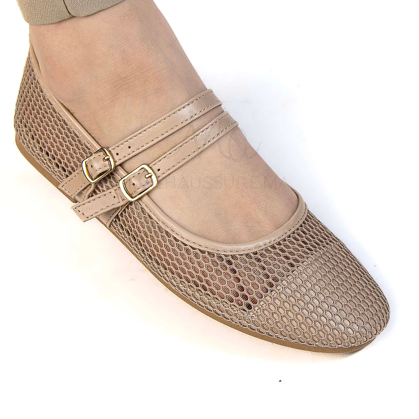 Marha – Ballerines Femmes en Kaki.