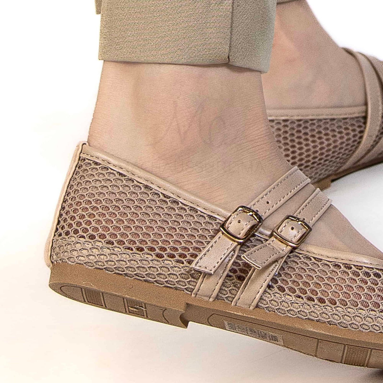Marha – Ballerines Femmes en Kaki.