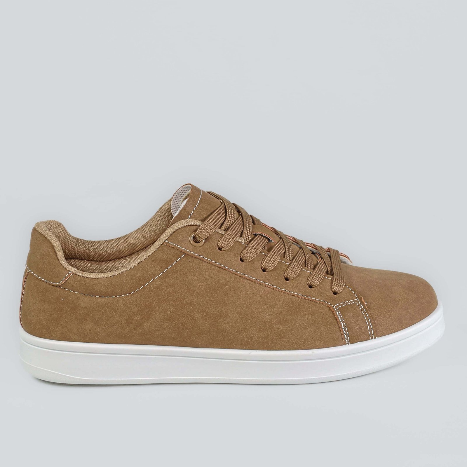 Elliott – Baskets Hommes en Taupe.