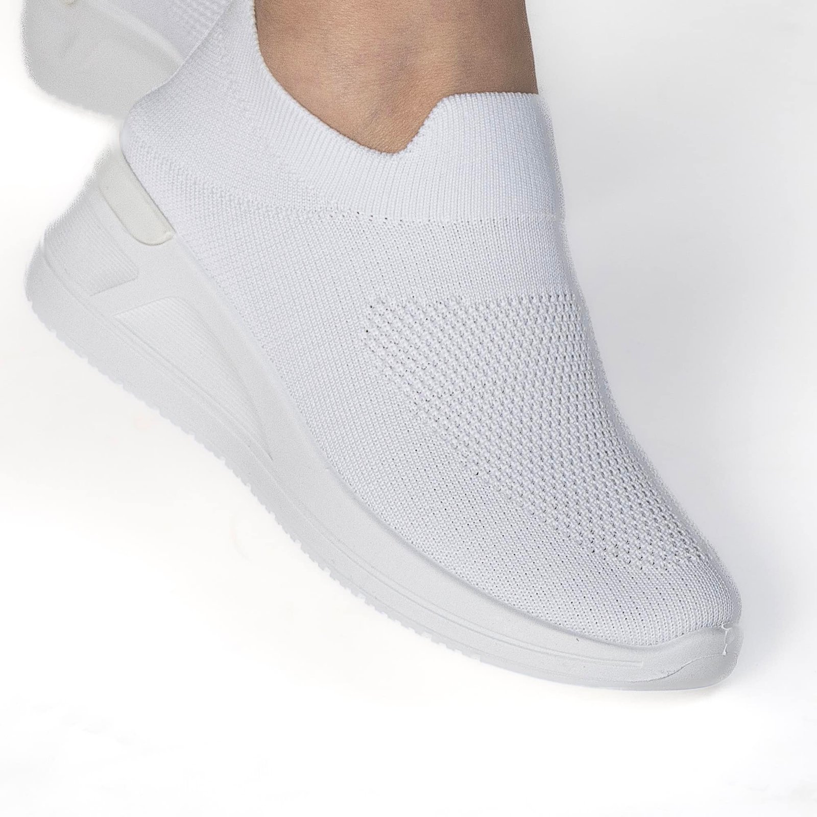 ARIA – Baskets Confort Respirantes en Blanc.
