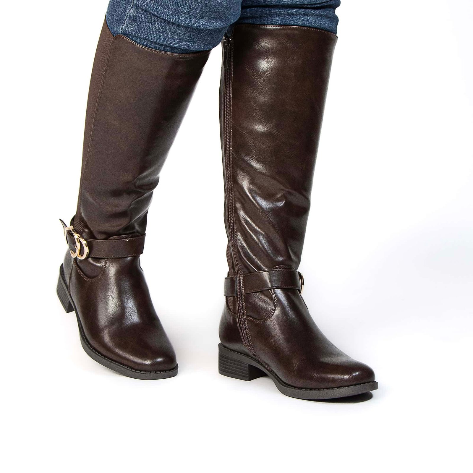 Atlas – Bottes femmes en Marron.