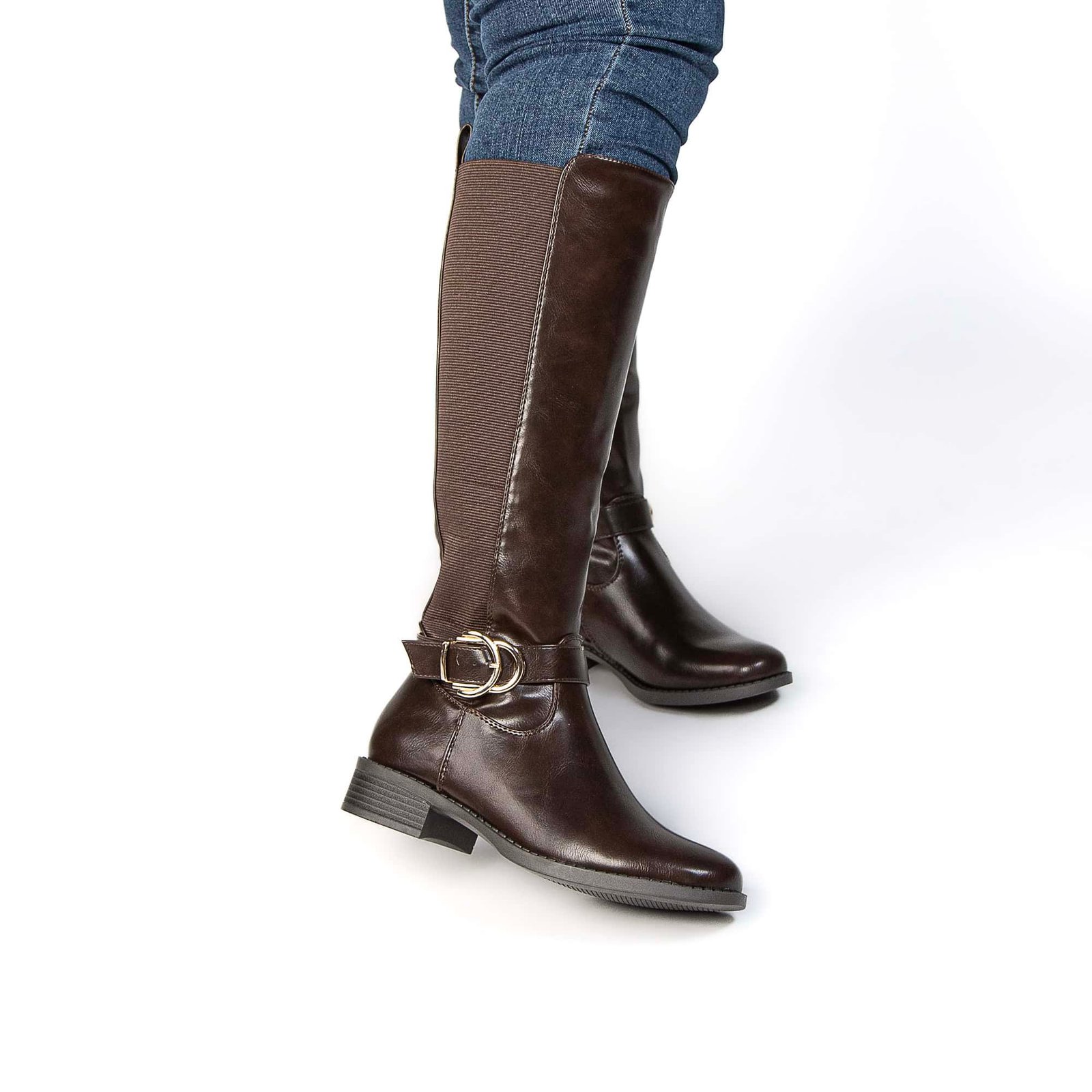 Atlas – Bottes femmes en Marron.