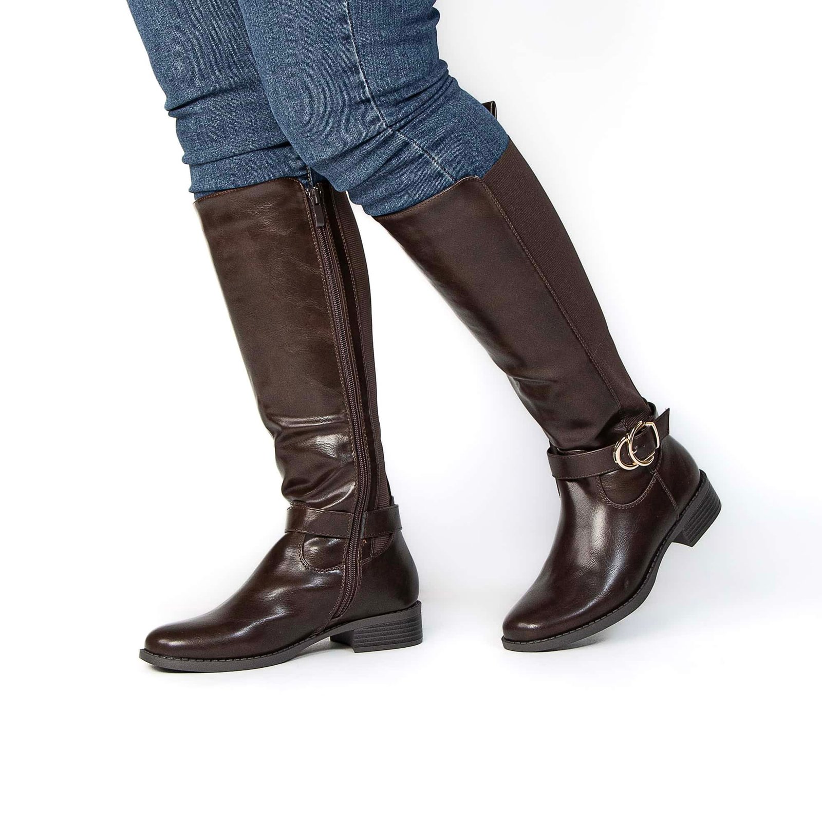 Atlas – Bottes femmes en Marron.