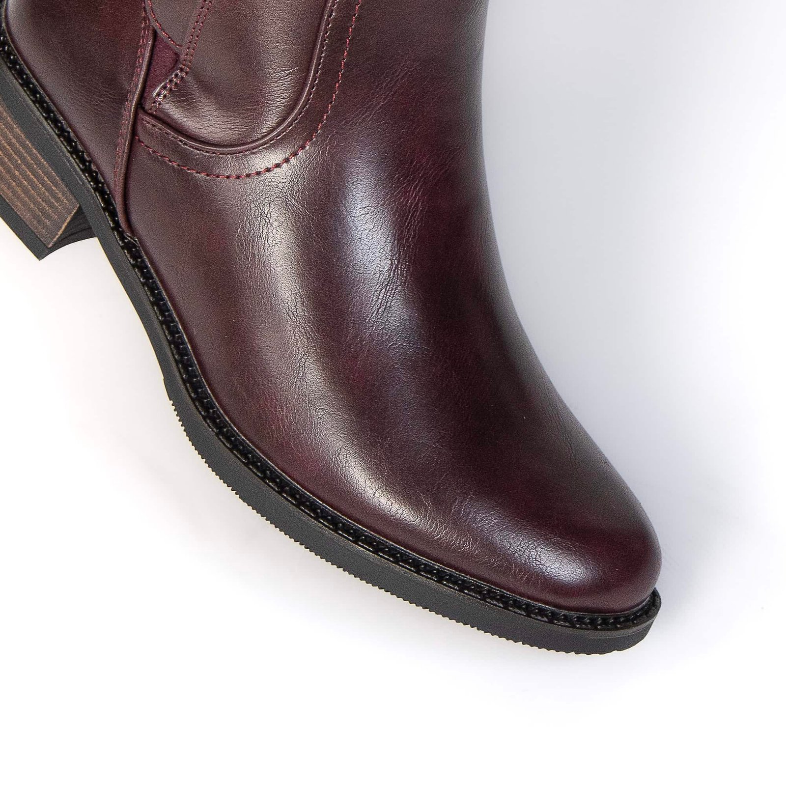 GLORY – Bottines femmes en Bordeau.