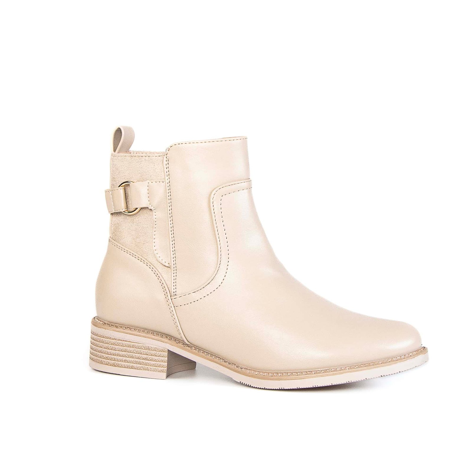 GLORY – Bottines femmes en Kaki.