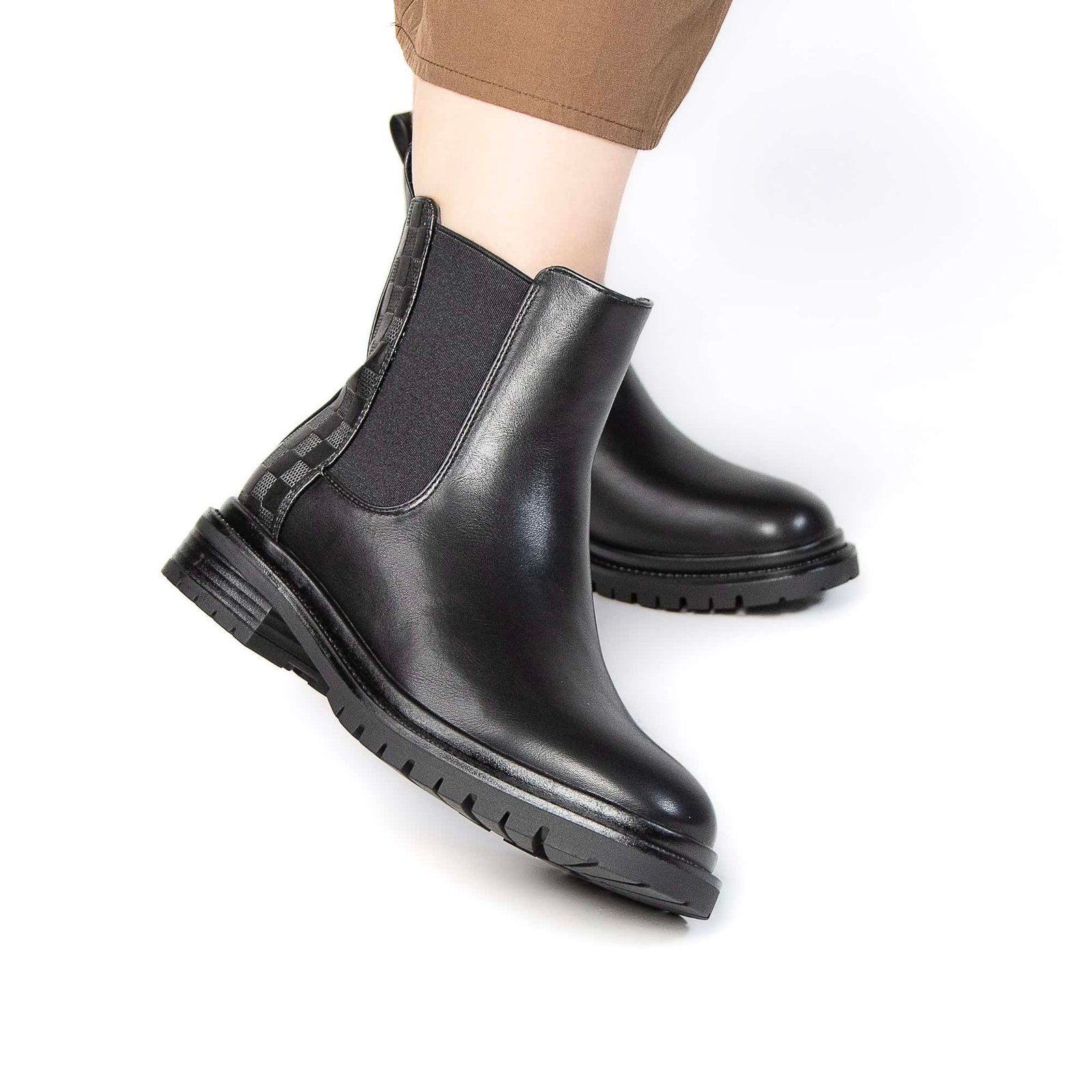 YANTI – Bottines femmes en Noir.