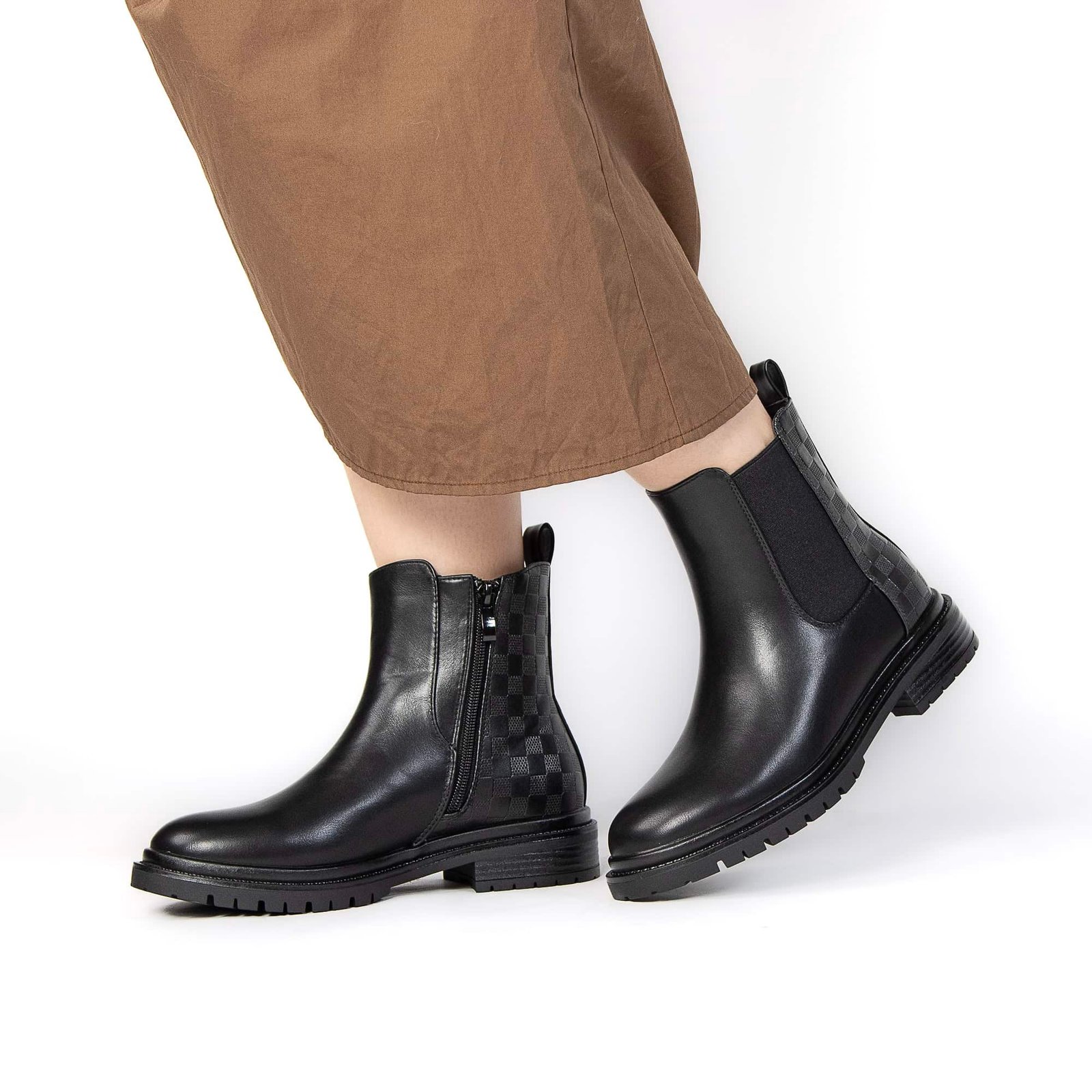 YANTI – Bottines femmes en Noir.