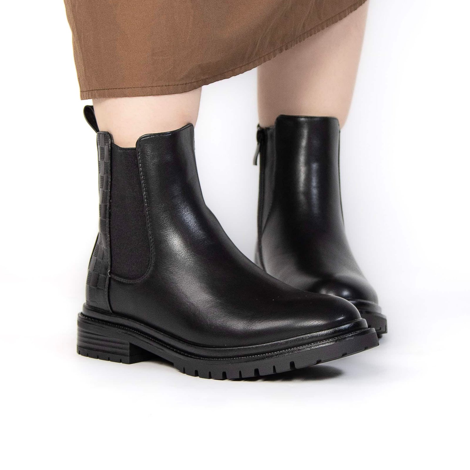 YANTI – Bottines femmes en Noir.