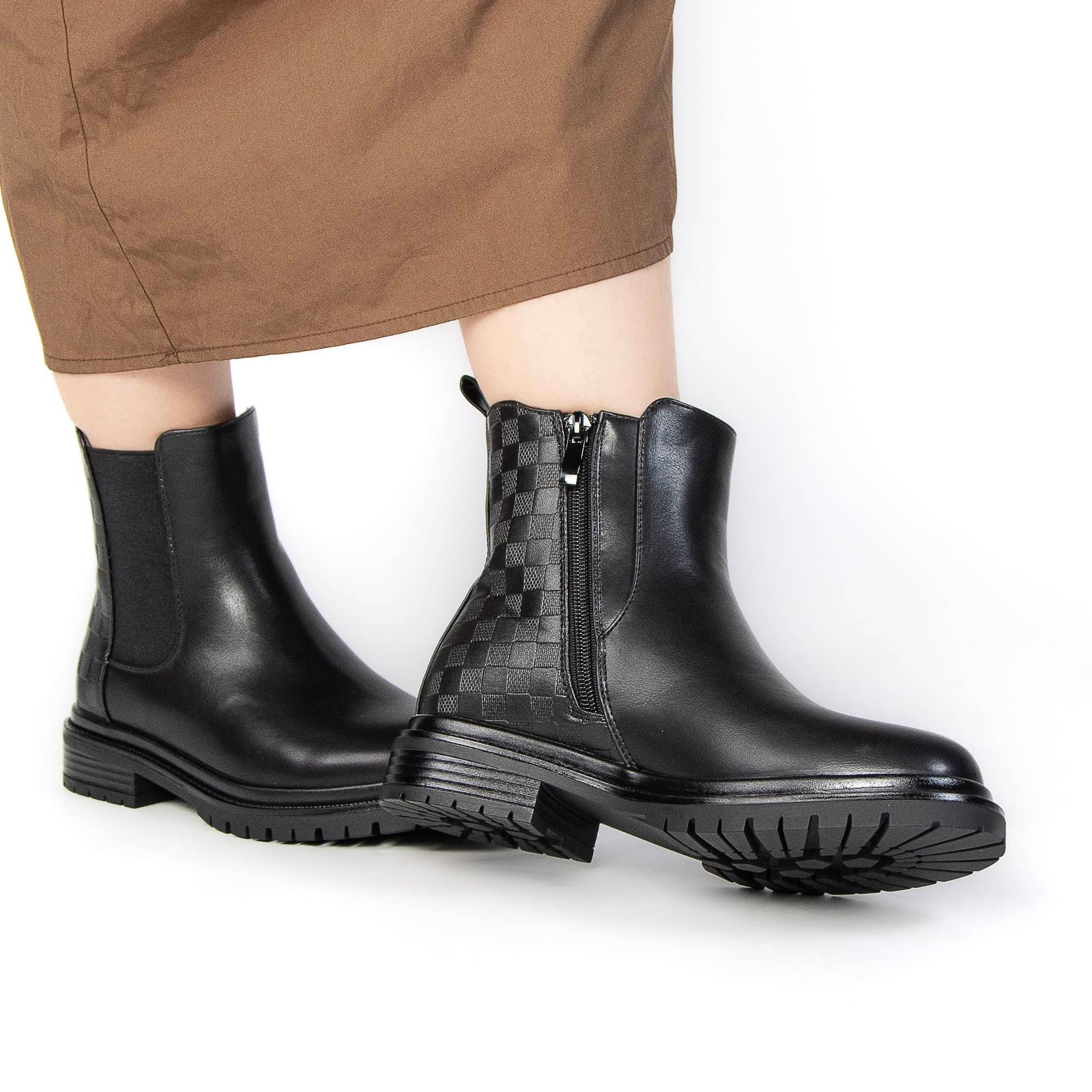 YANTI – Bottines femmes en Noir.