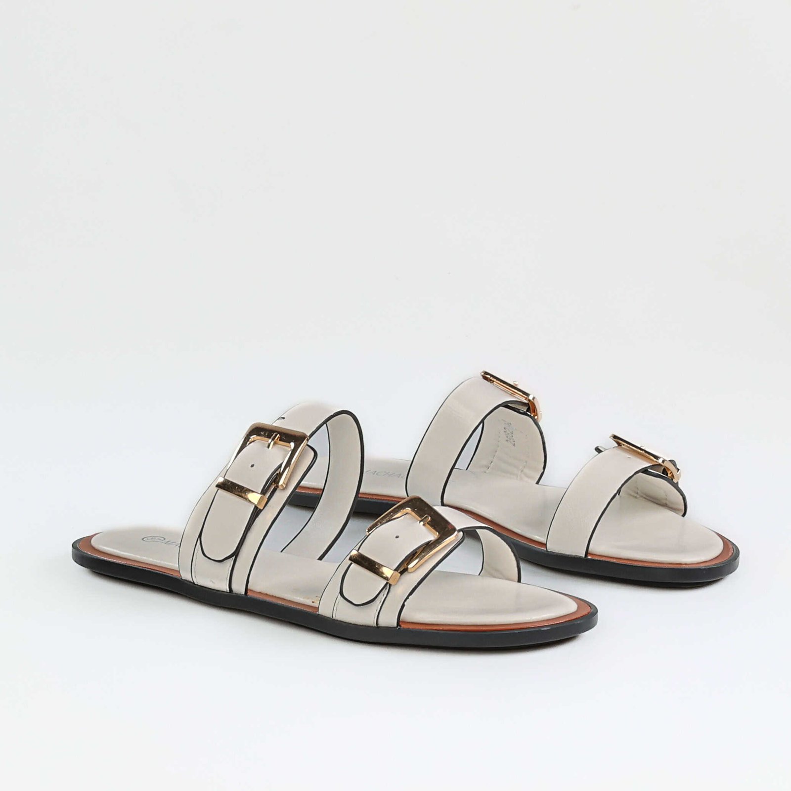 ORA – Sandales Plates en Blanc.