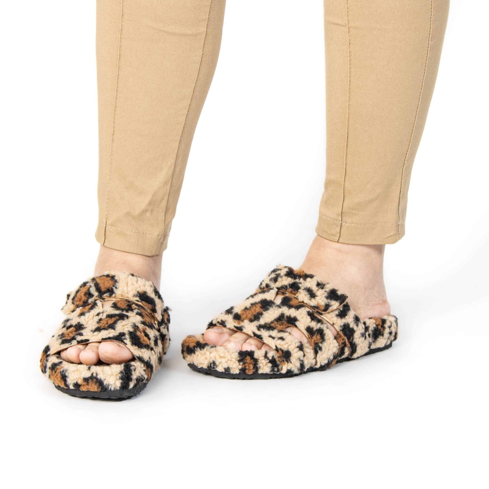 Softy – Pantoufles Femmes en Leopard.