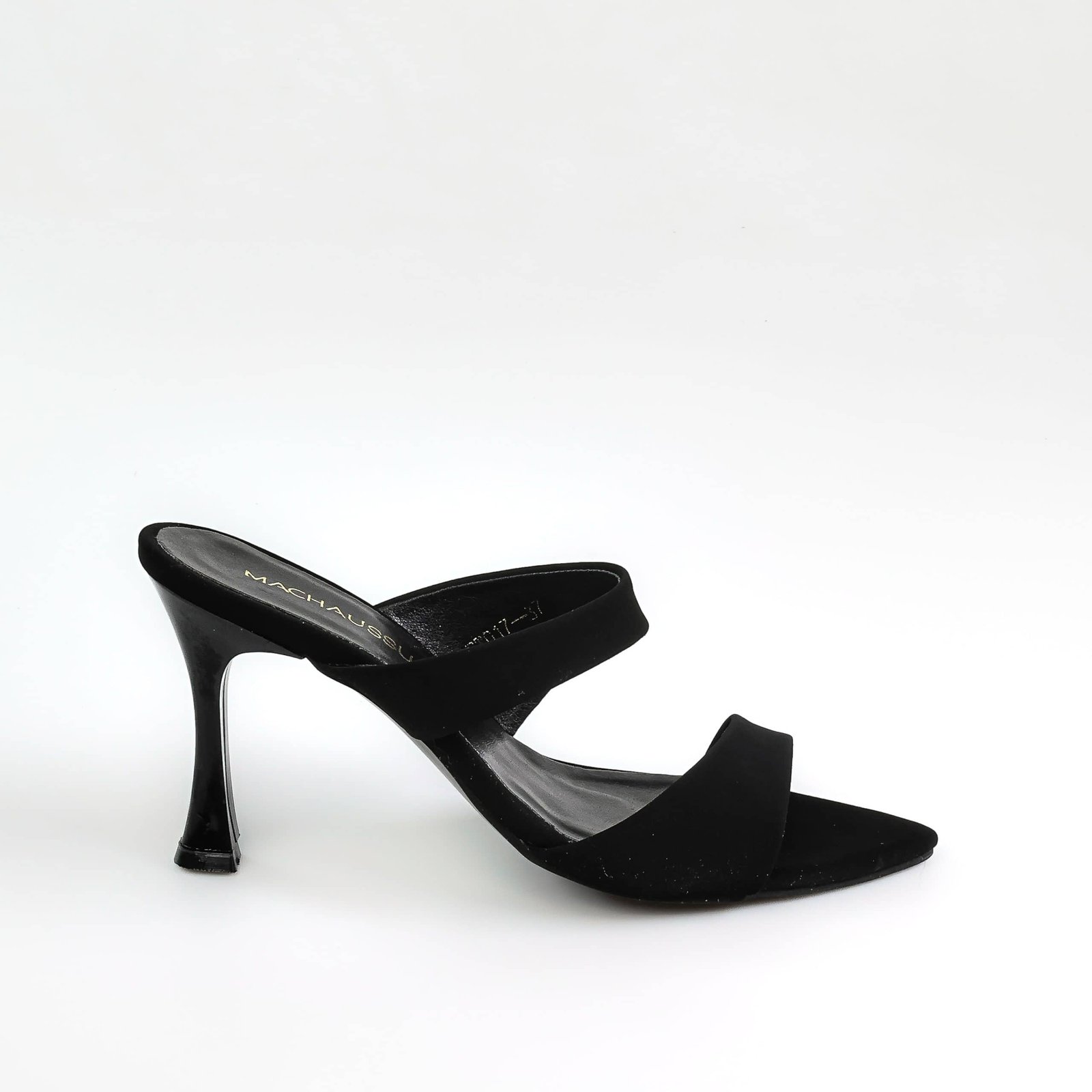 Icadoli – Sandales à talon en Noir.