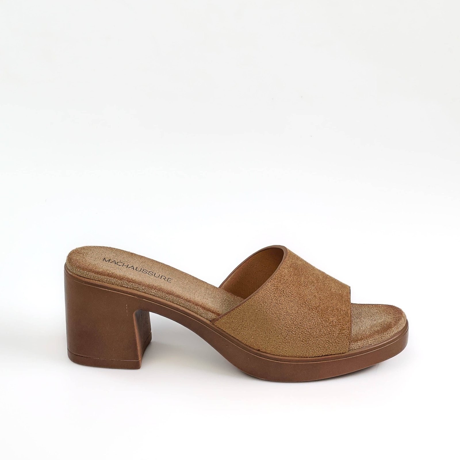 WOD – Sandales demi talon en Camel.