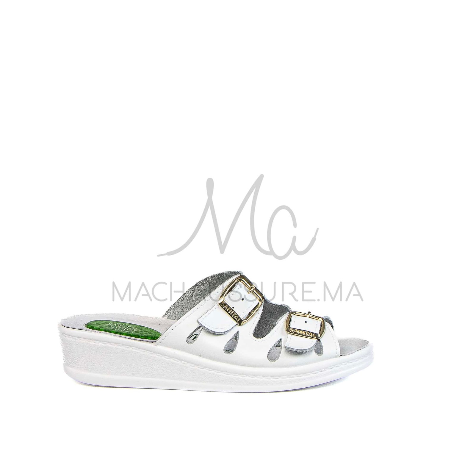 Podistep – Sandales Médicales en Blanc.