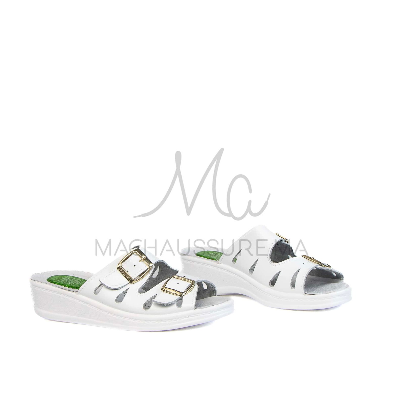 Podistep – Sandales Médicales en Blanc.