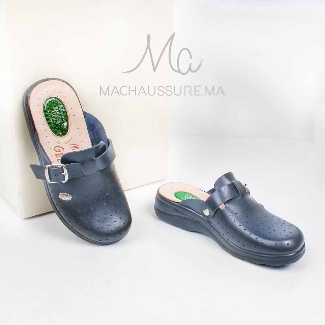 Belimy-Sabot médical en bleu.
