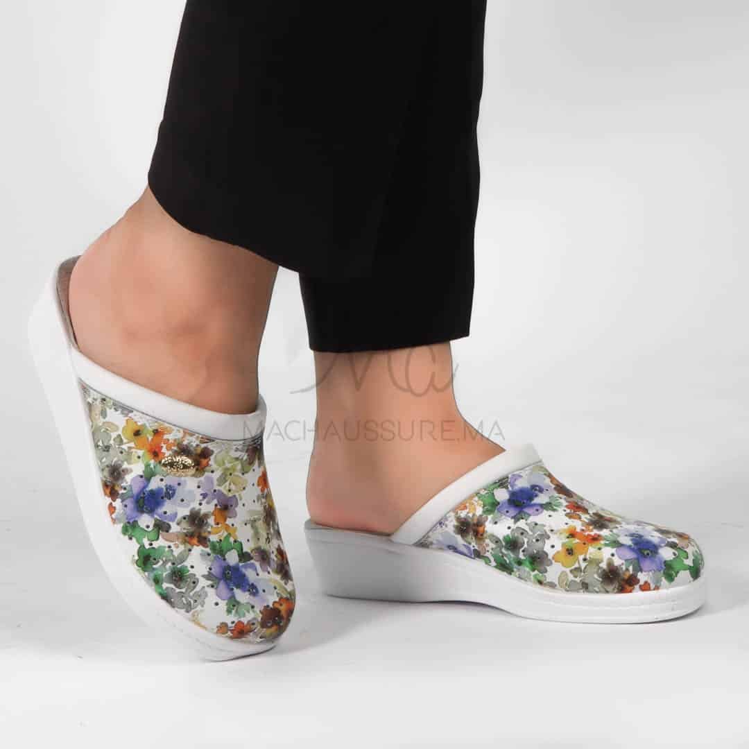 HealEase – Sabot Médicale Fleuri.