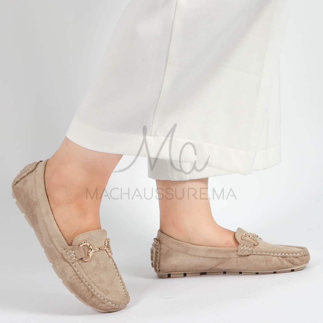Douceur – mocassins femmes en Beige.