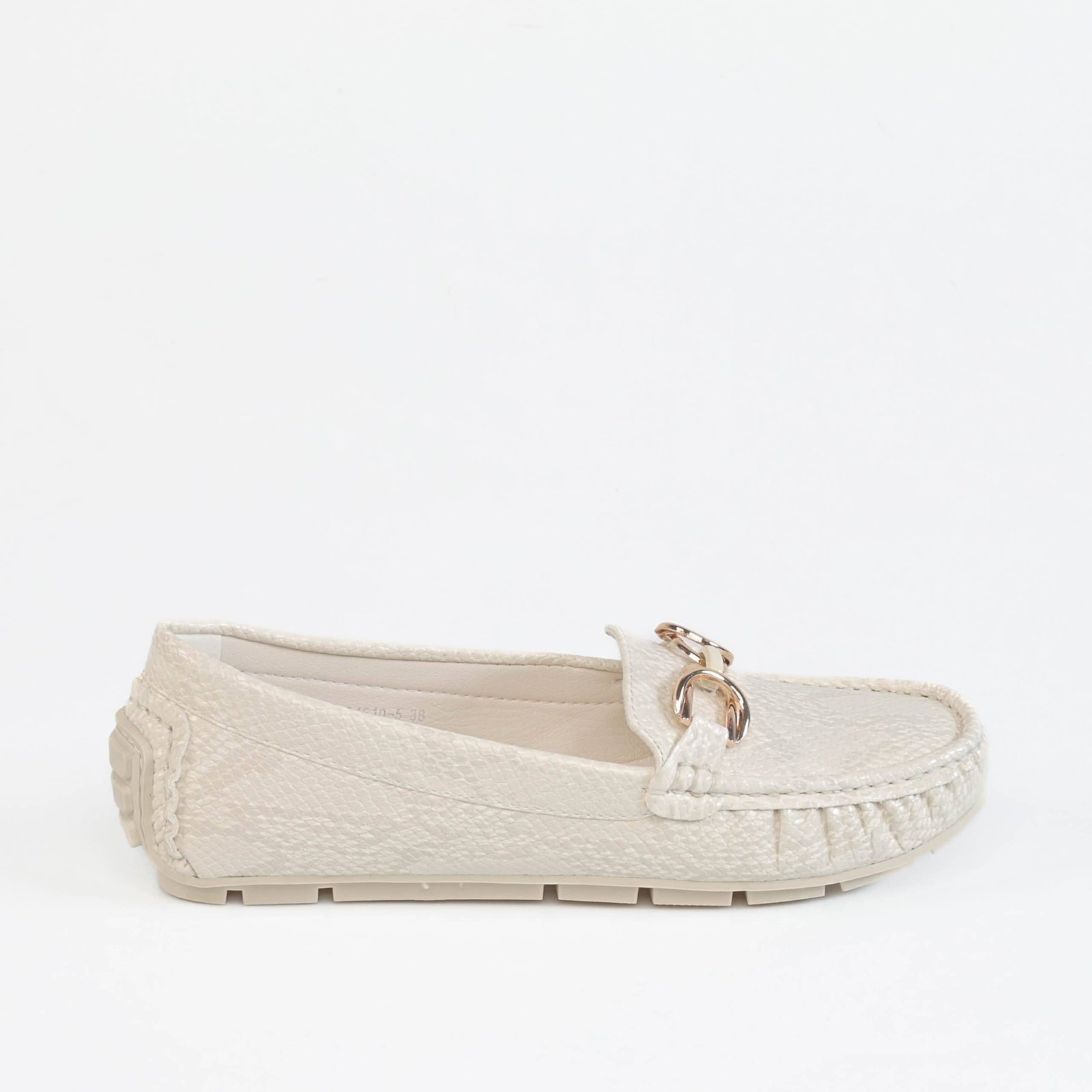 Savana – Mocassins Femmes en Beige.