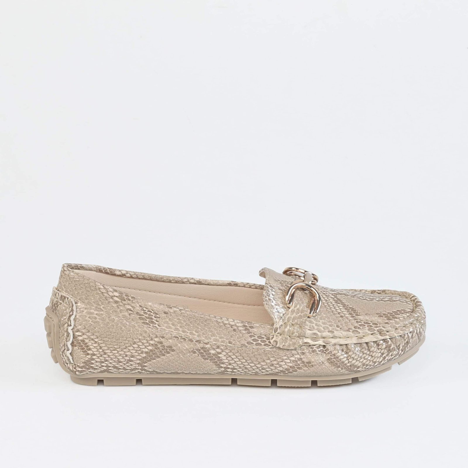 Savana – Mocassins Femmes en Kaki.