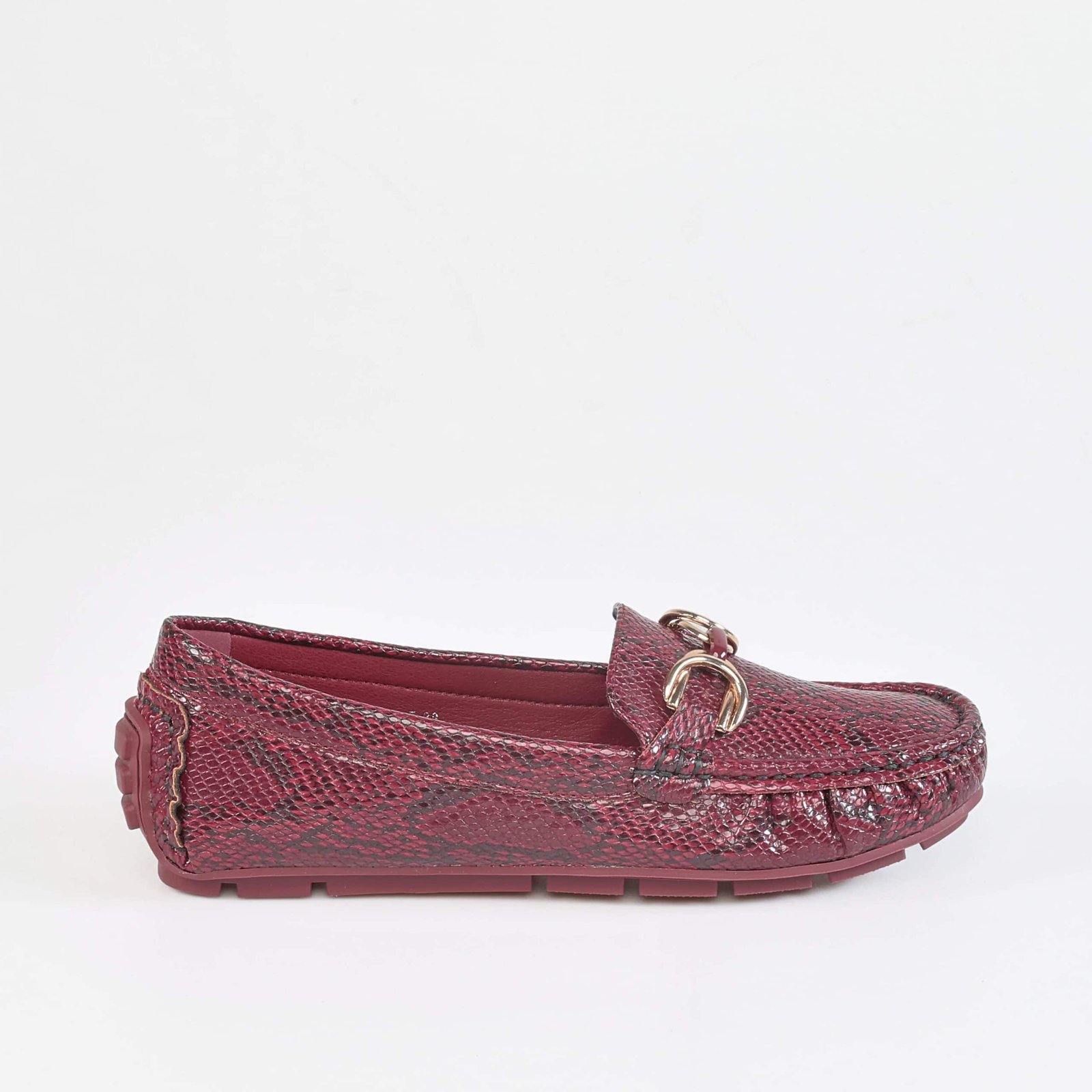 Savana – Mocassins Femmes en Rouge.