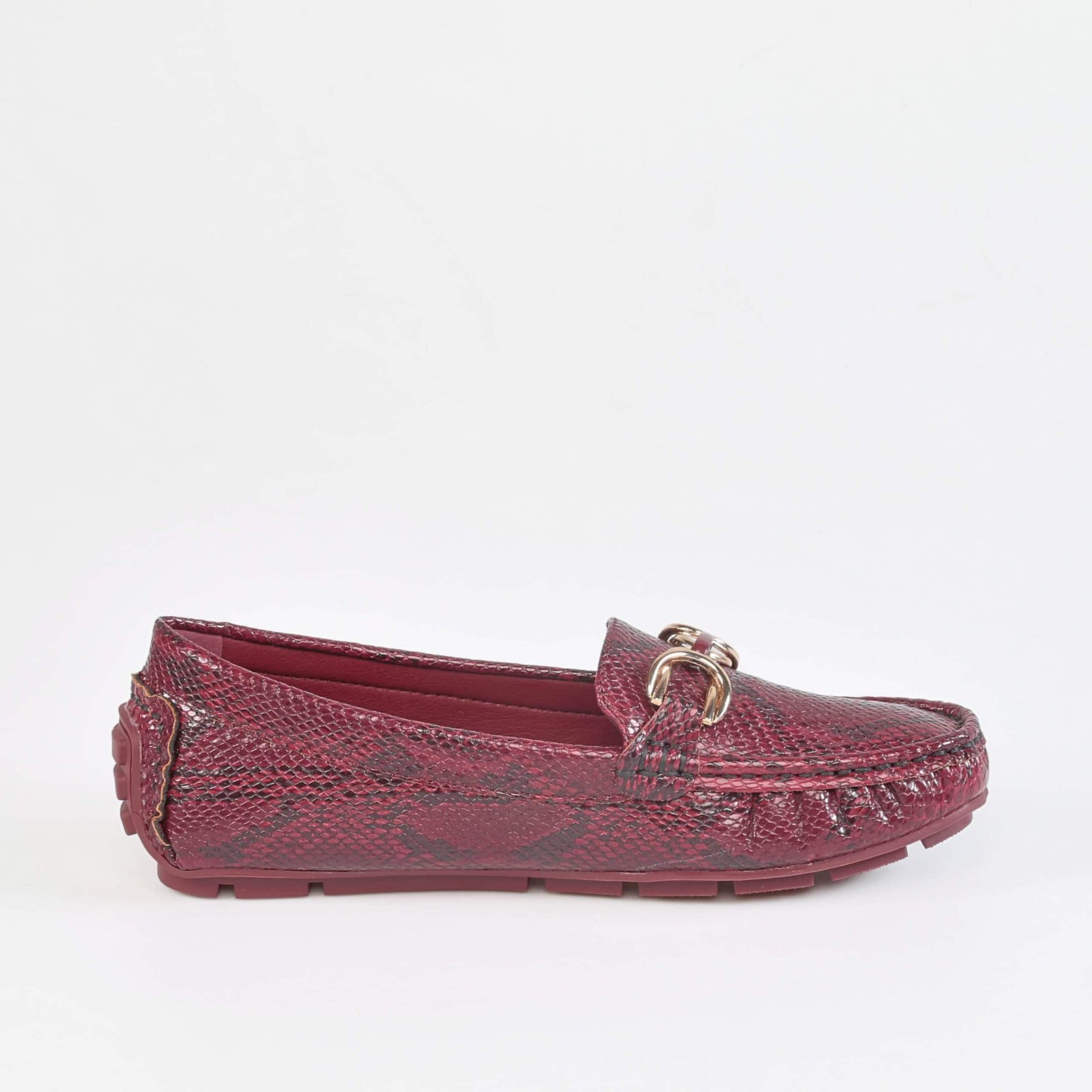 Savana – Mocassins Femmes en Rouge.