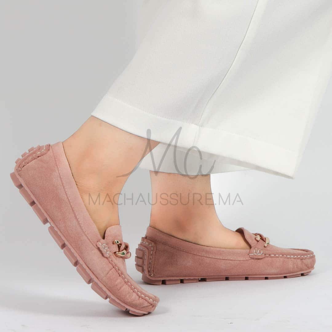 Tendre – mocassins femmes en Rose.