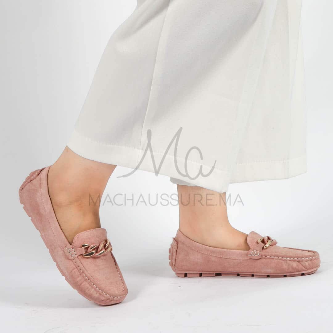 Tendre – mocassins femmes en Rose.