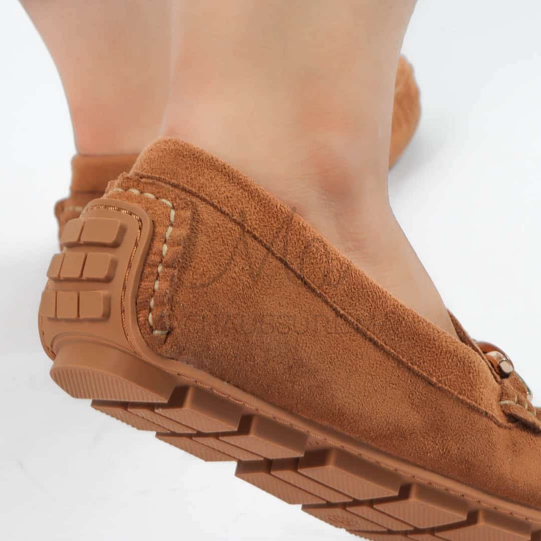 Tendre – mocassins femmes en Tabac.
