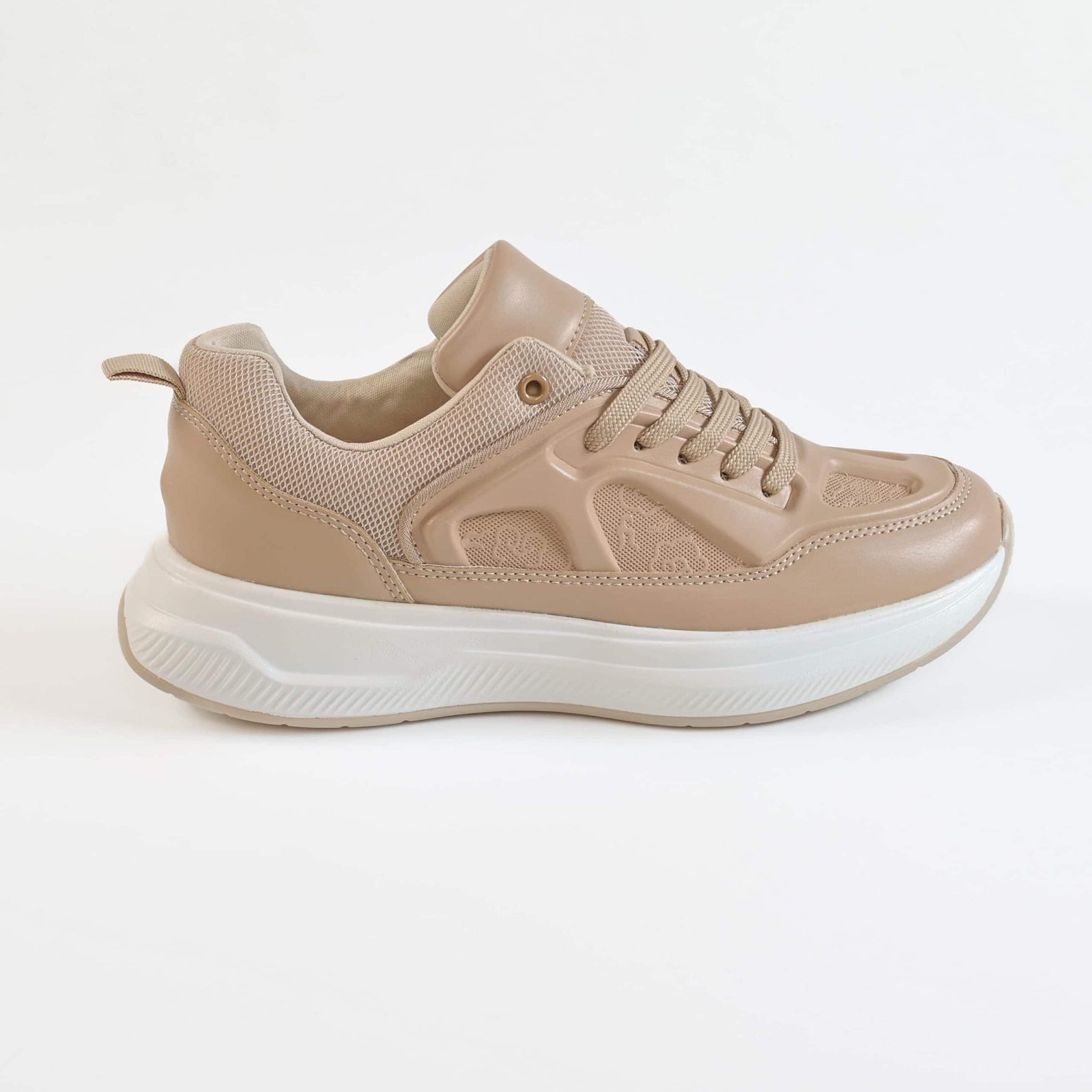 Olya – Baskets Femmes en Beige.