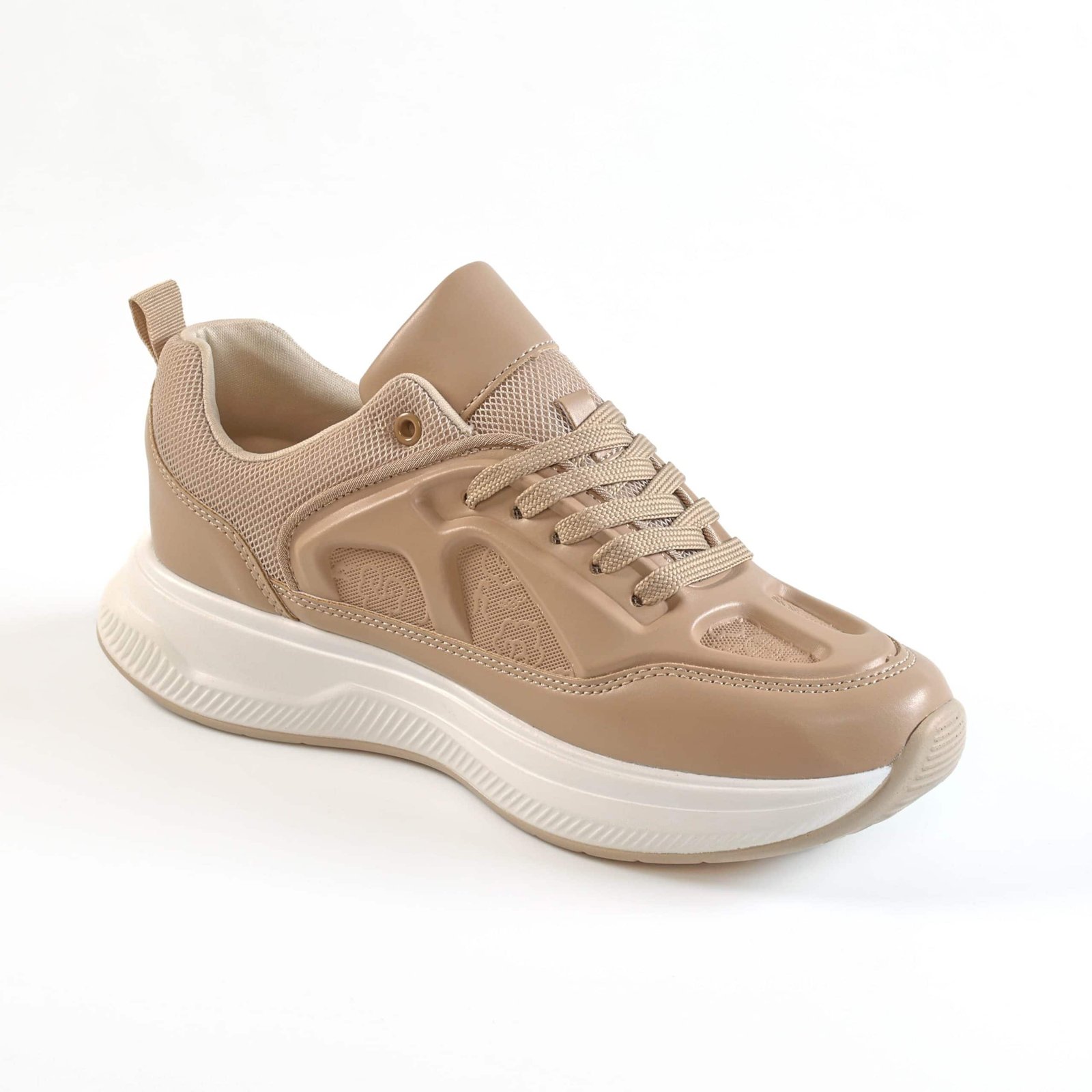 Olya – Baskets Femmes en Beige.