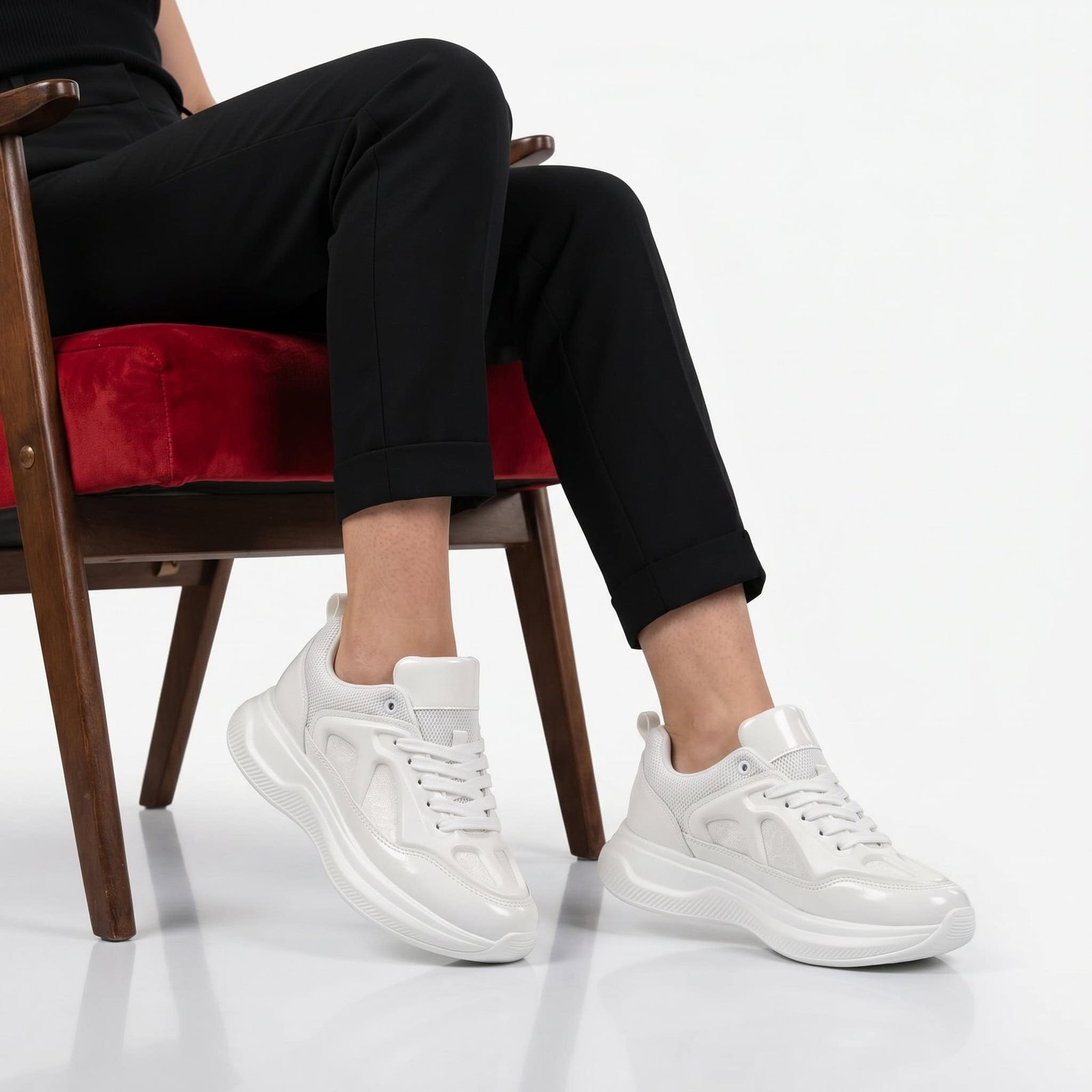 Olya – Baskets Femmes en Blanc.