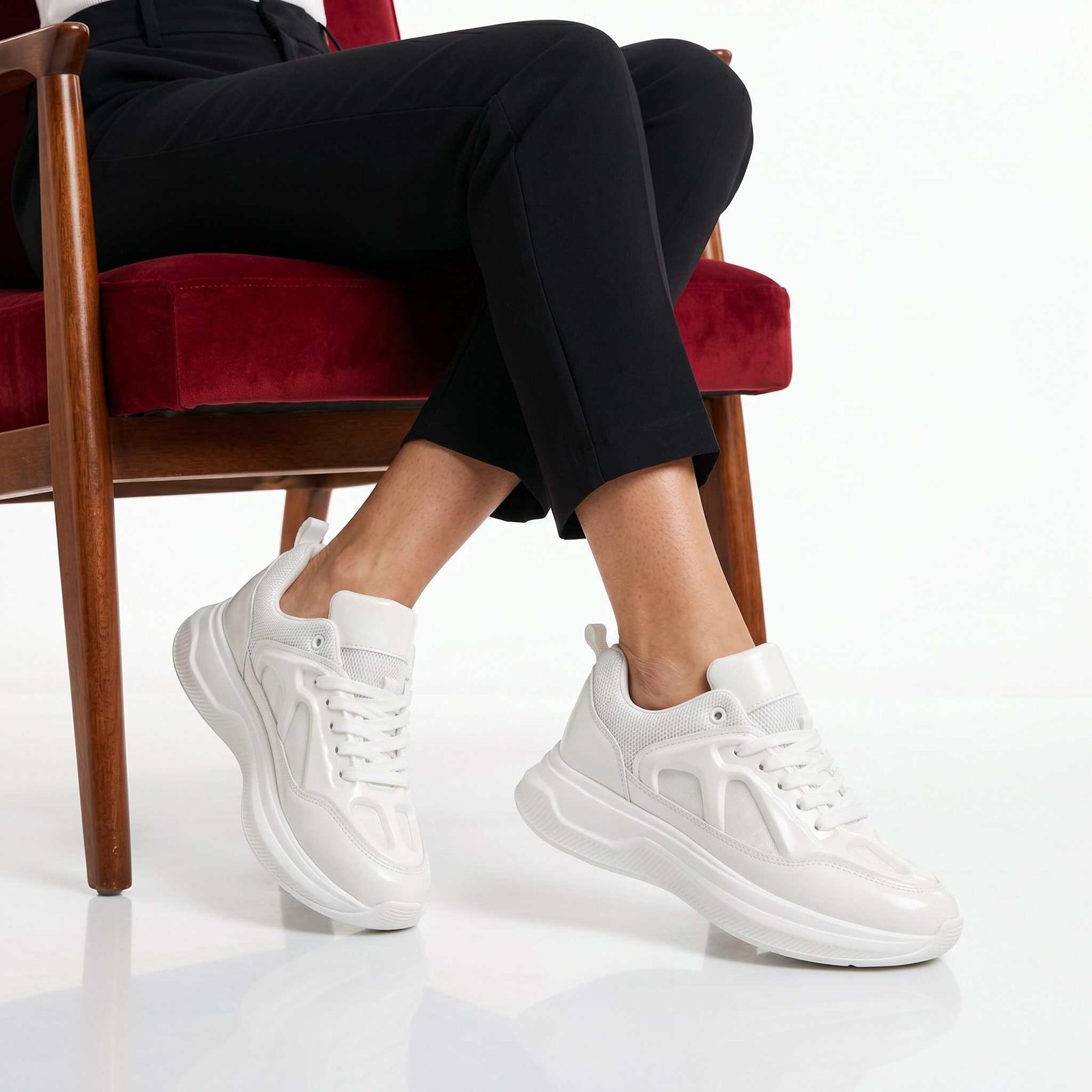 Olya – Baskets Femmes en Blanc.