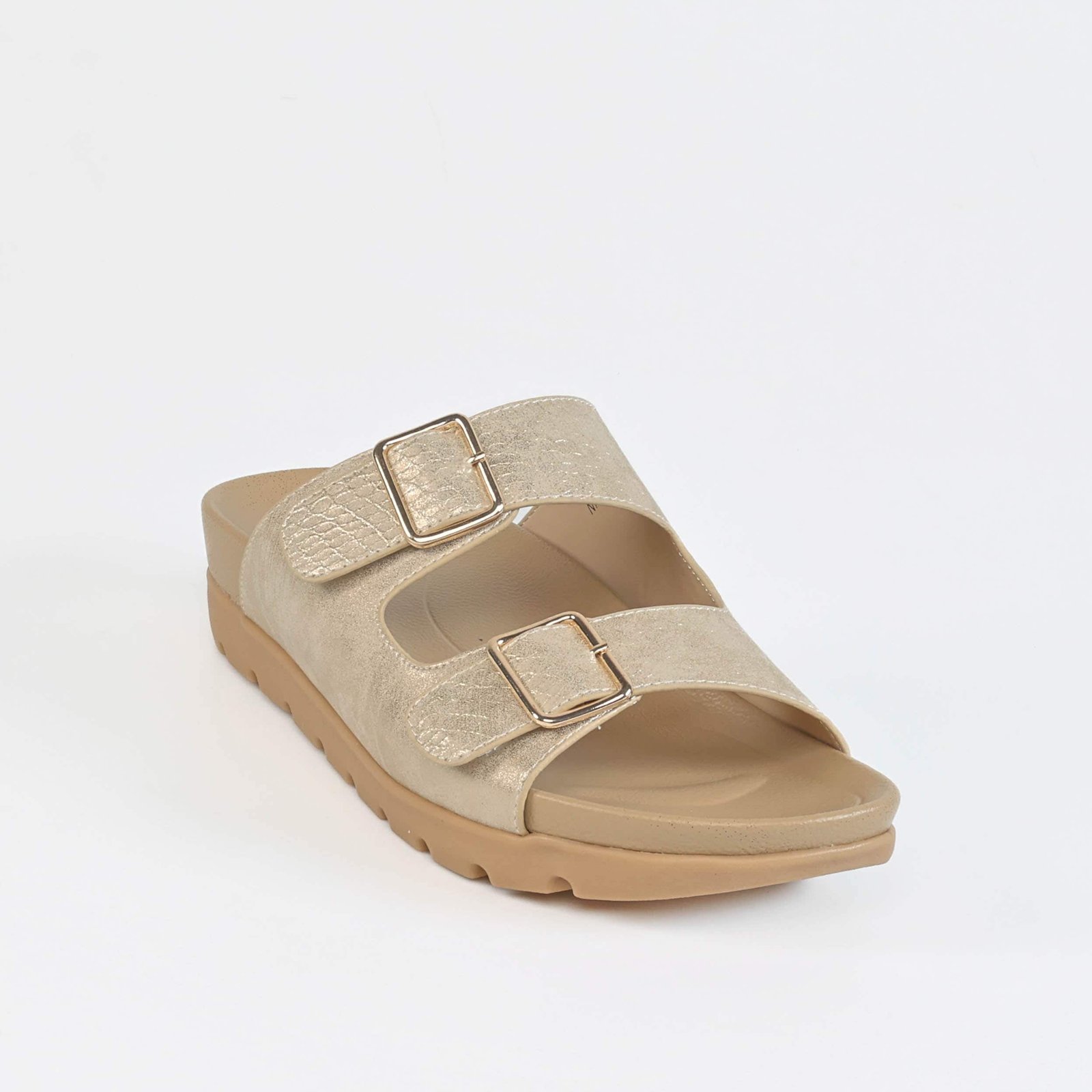 Easy Life – Sandales confort femmes en Beige.