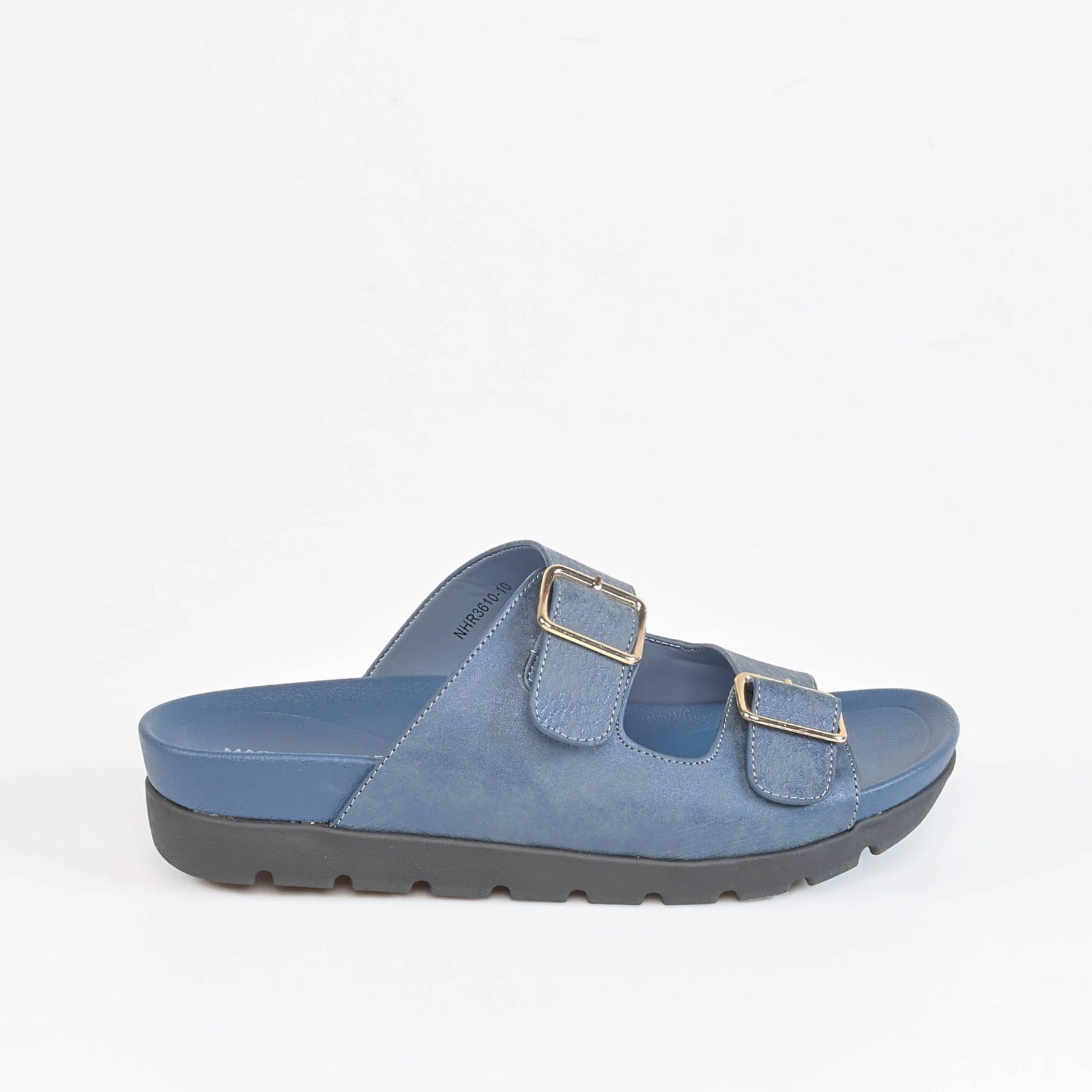 Easy Life – Sandales confort femmes en Bleu.