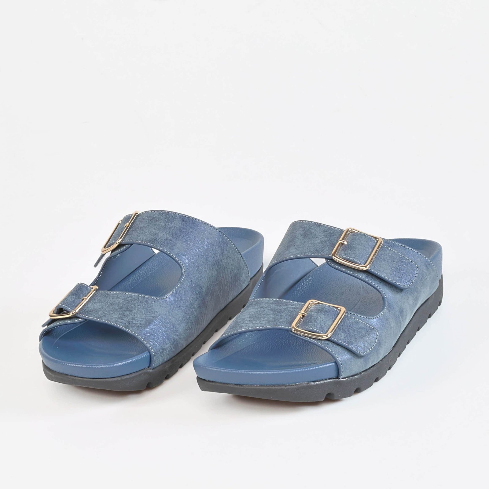 Easy Life – Sandales confort femmes en Bleu.