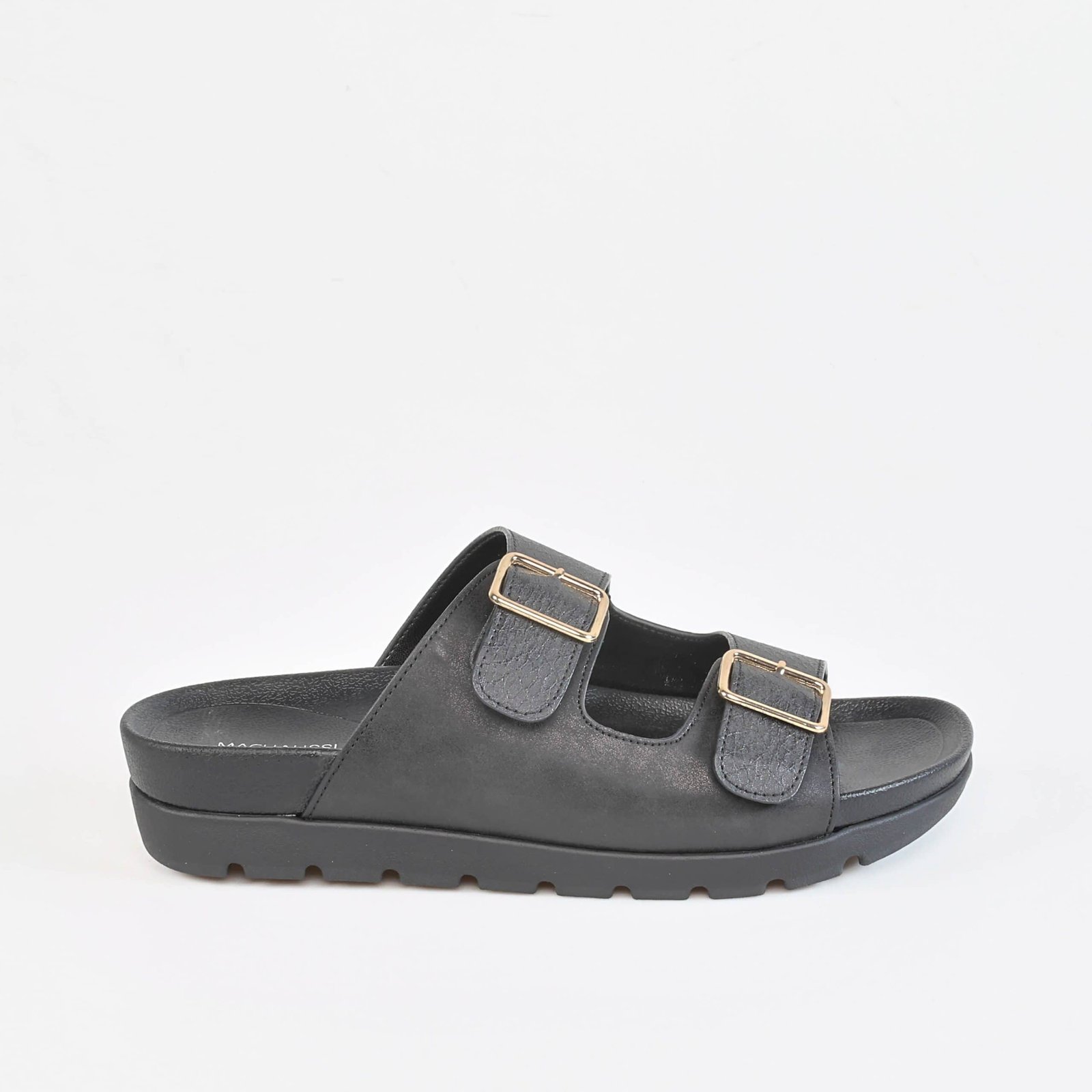 Easy Life – Sandales confort femmes en Noir.
