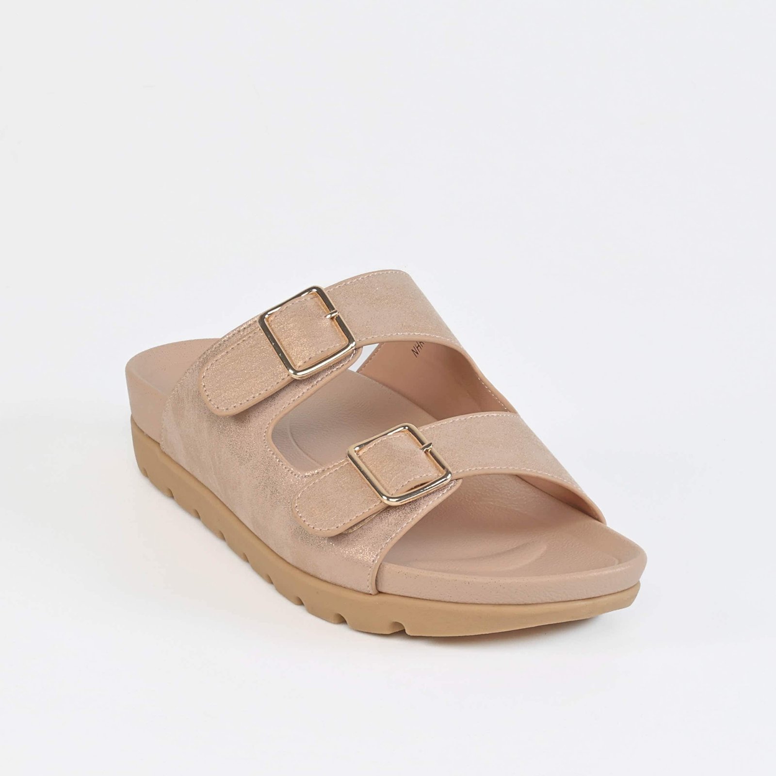 Easy Life – Sandales confort femmes en Rose doré.