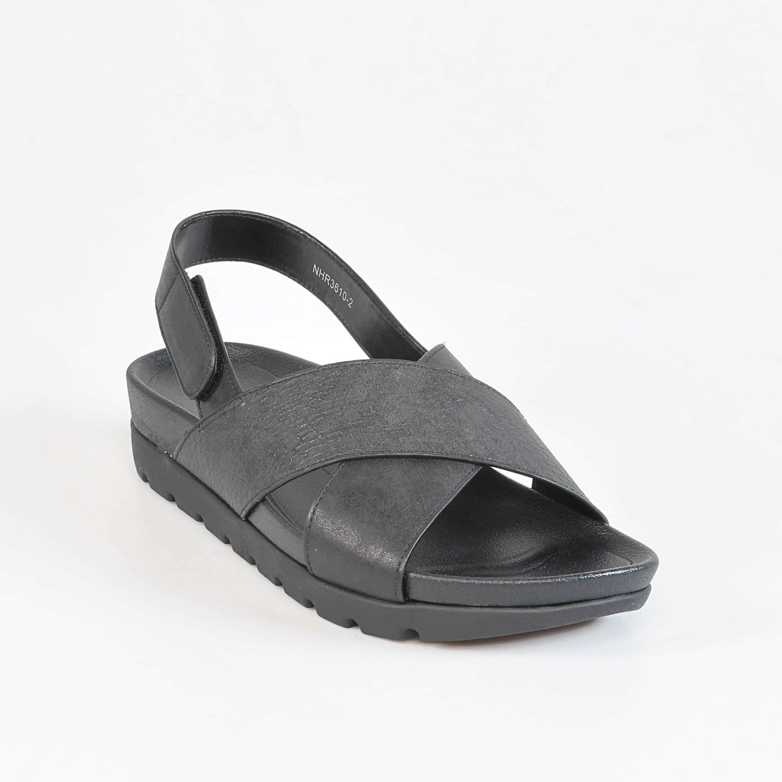 Orme – Sandales confort femmes en Noir.