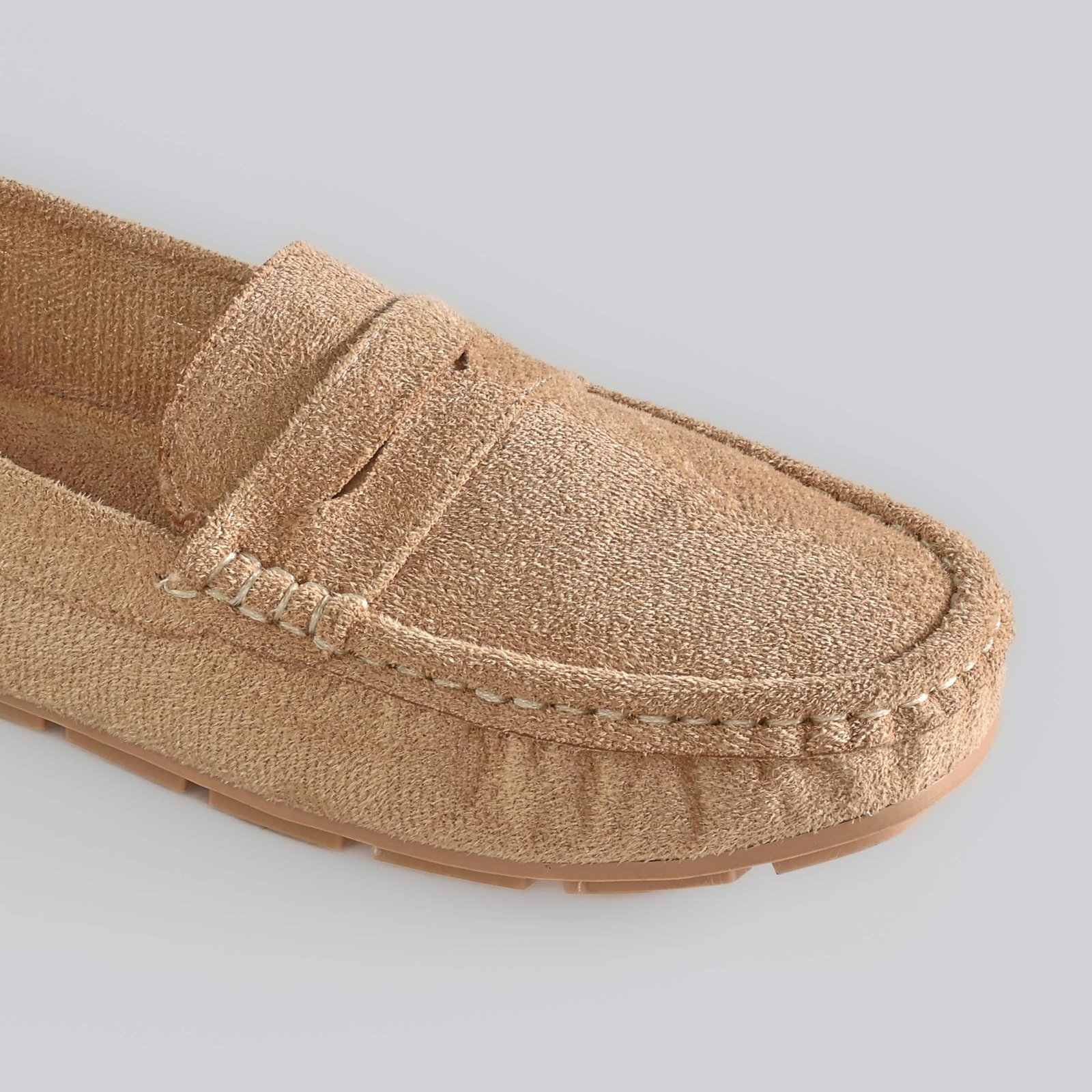 Basic – Mocassins Femmes en Beige.