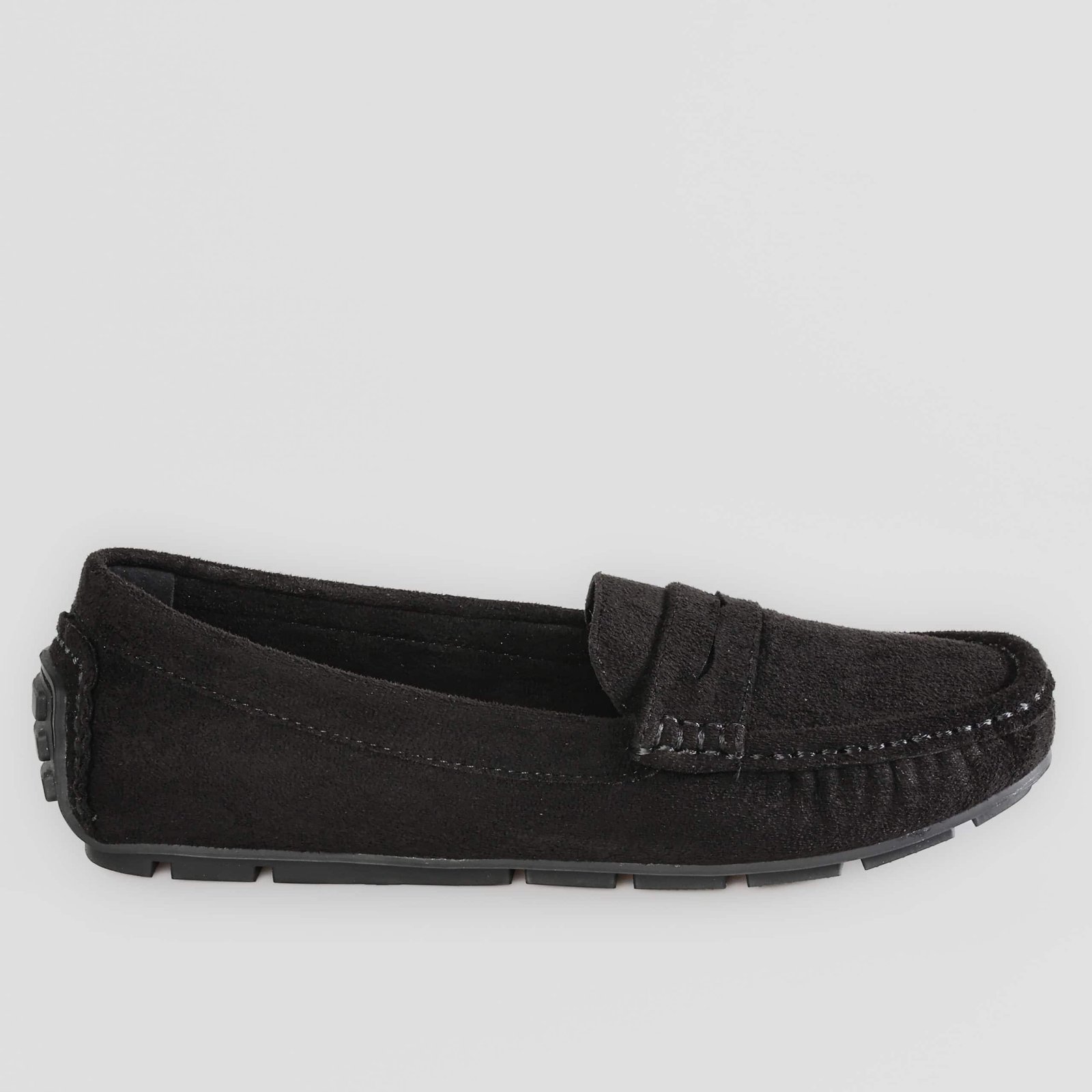 Basic – Mocassins Femmes en Noir.