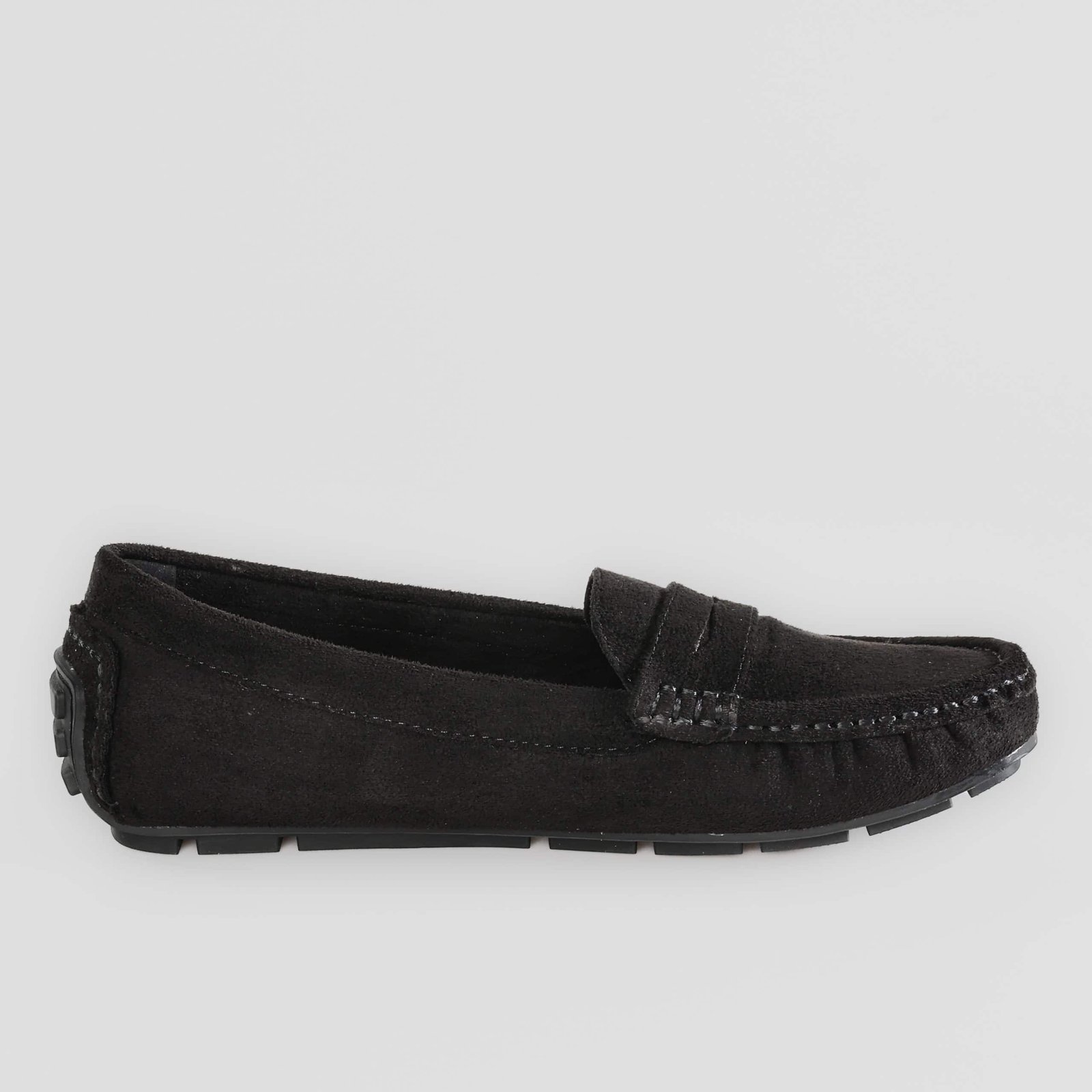 Basic – Mocassins Femmes en Noir.