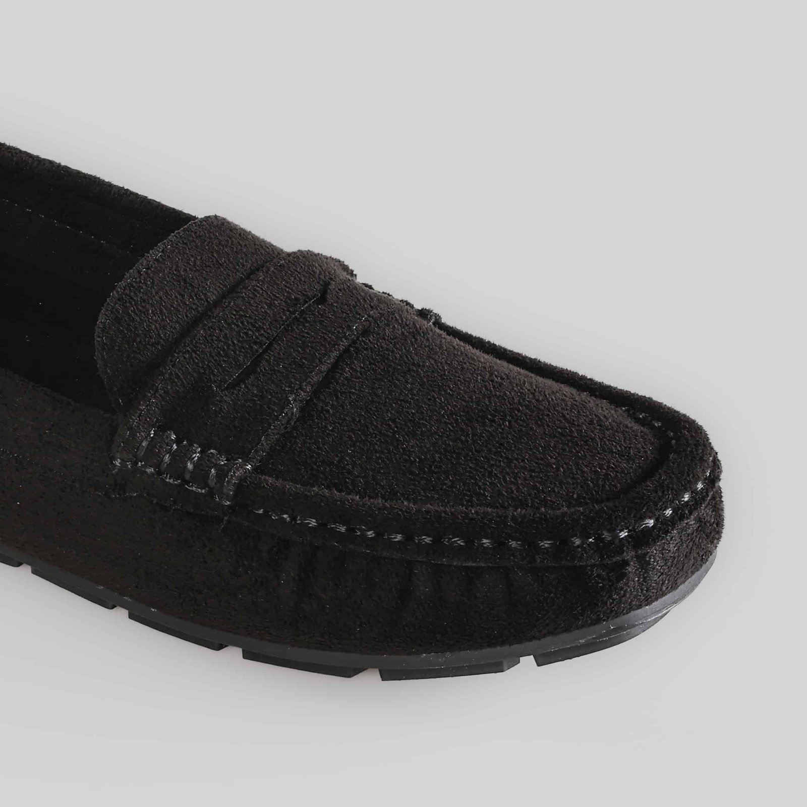 Basic – Mocassins Femmes en Noir.
